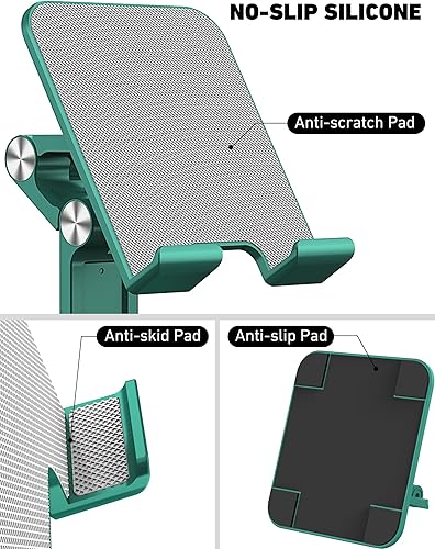 Miniatura 4 de OCYCLONE Soporte De Tableta Compatible Con Soporte De iPad Para Escritorio, Soporte De Tableta Plegable Soporte De Monitor Portátil - Verde