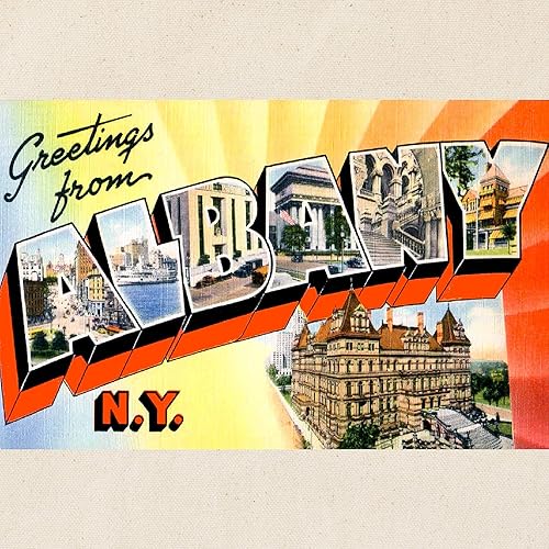 Miniatura 3 de CafePress Albany New York Greetings Tote Bag Canvas Tote
