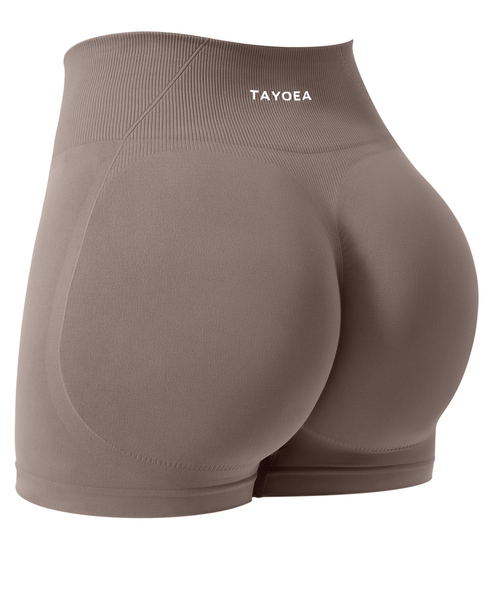 TAYOEA Sport Shorts Damen Scrunch Butt Lifting Gym Kurze Sporthose Push Up Booty Workout Kurze Leggings Seamless Radlerhose Damen für Yoga Fitness