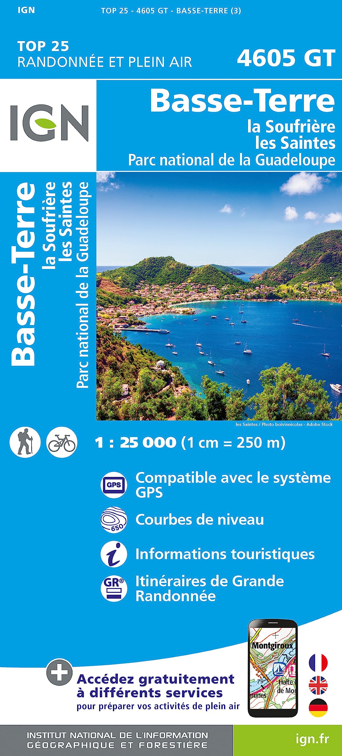 Basse-Terre / La Soufrière / Les Saintes (Guadeloupe) (4605GT) (TOP 25)