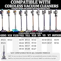 Vista 2 de Accesorios para herramientas de tela y colchón compatibles con Dyson Gen 5 Gen5 V15 V15s V12 V11 V10 V9 V8 V7 Aspiradora Boquilla Ancha Accesorios