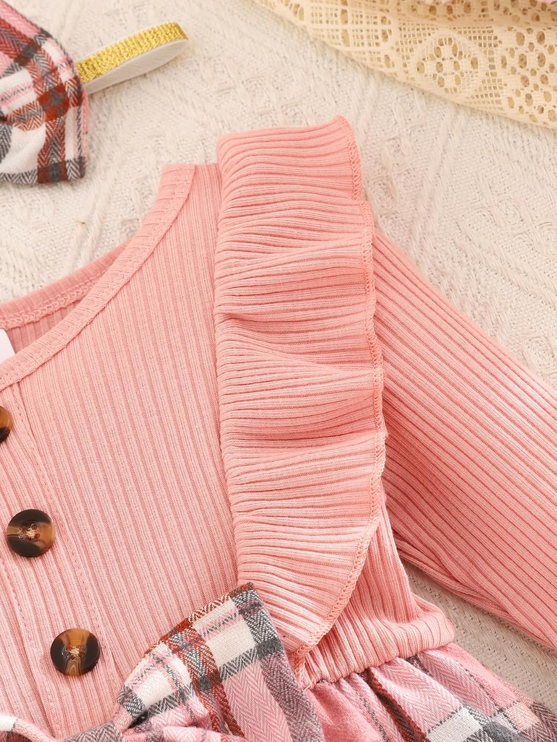Baby Long Sleeve Fall Dress Baby Girl Clothes Ruffle Toddler Casual Dress Infant Cute Clothes Winter Outfits - Image 5