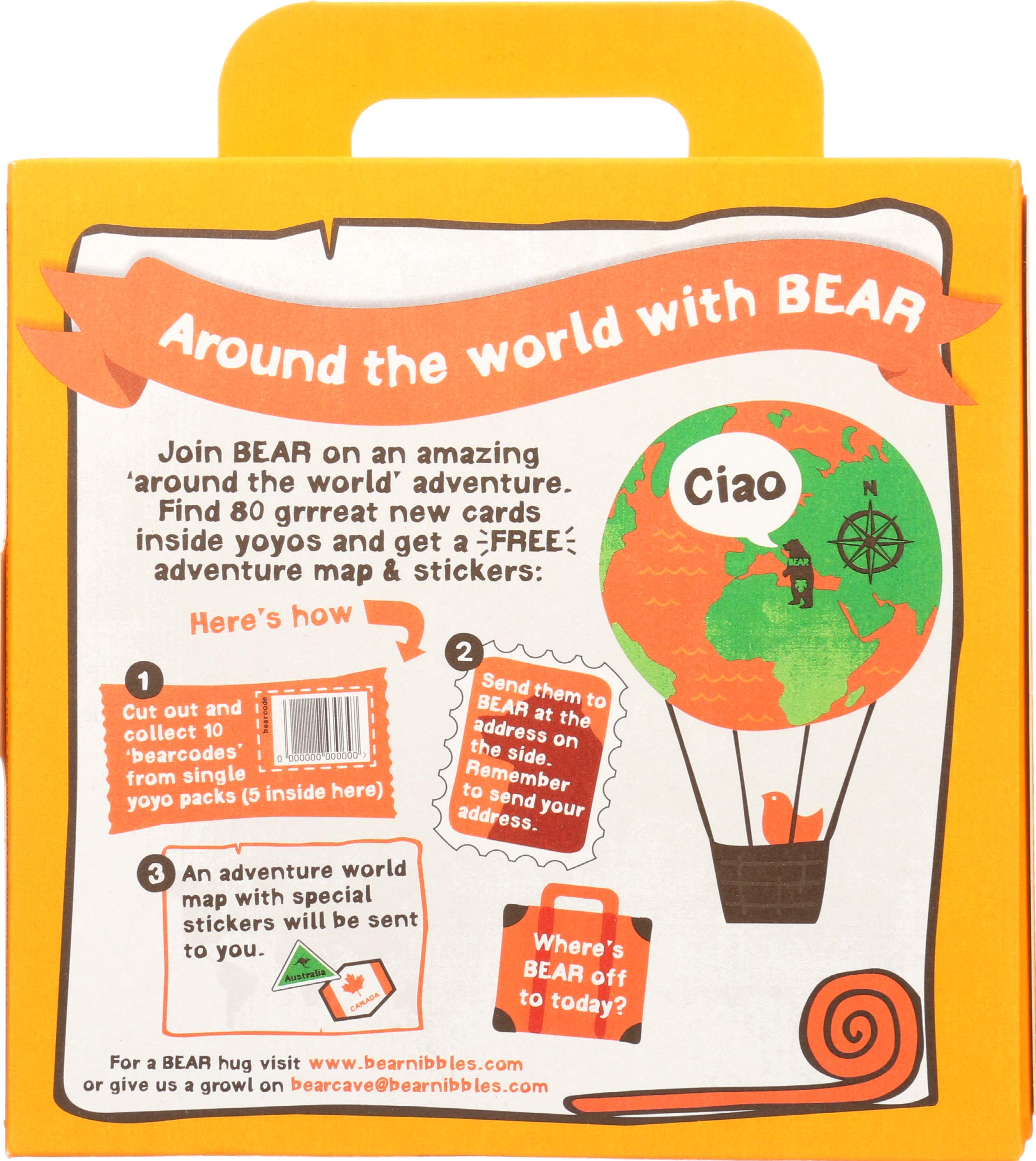 Bear Yoyo BEAR, Real Fruit Yoyos, 0.7 Oz, No added Sugar, All Natural, non GMO, Gluten Free, Vegan, Healthy on-the-go snack for kids & adults, Mango, 5 Count (Pack of 5) thumbnail 2