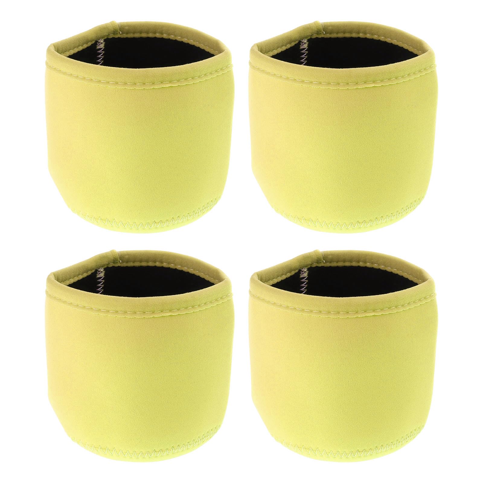 Hsioluted 4pcs Cup Container Cover Set Ice Cream Neoprenes Sleeve Insulated Pints Sleeves Slip Resistants Bottle Sleeves Colorful Cup