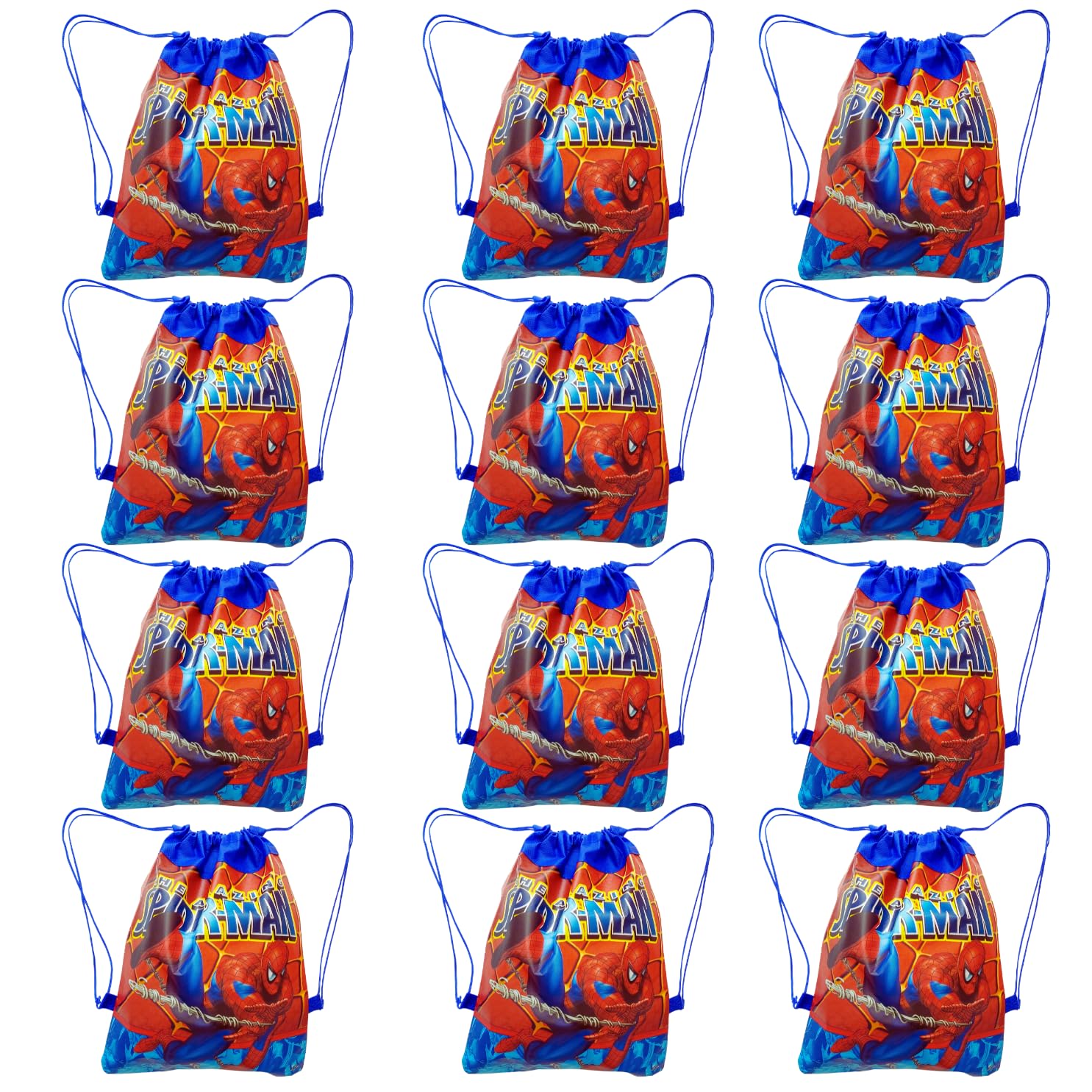 IsVi Drawstring Bags Birthday Return Gifts for Boys (Pack of 12), SuperHero Cartoon Goodie Bags for kids Return Gifts, Dori Sack Bags (12) (B0D1P64X35) Amazon Price History, Amazon Price Tracker