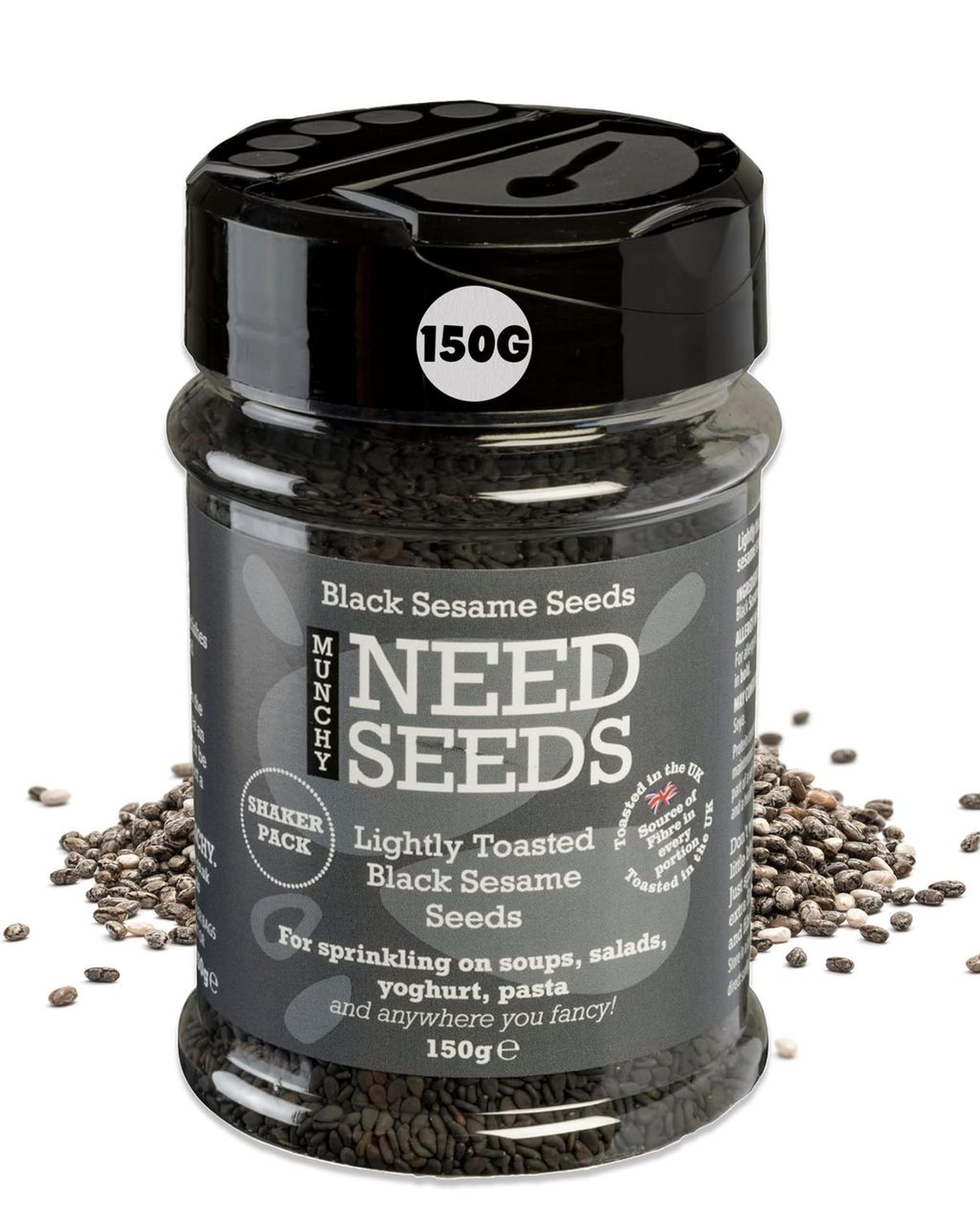 Munchy Seeds Lightly Toasted Black Sesame Seeds 150g