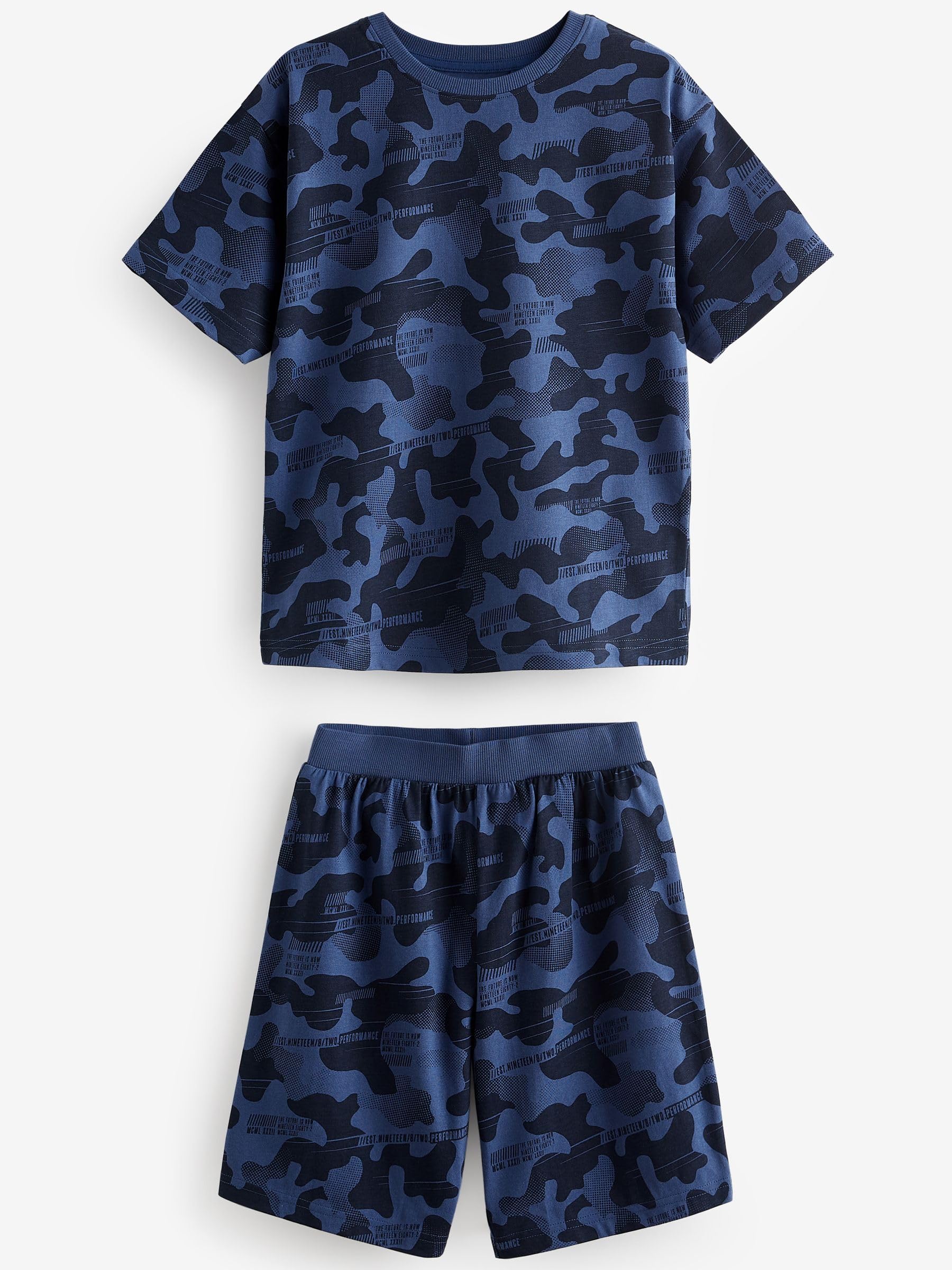 NEXT Niños Pack de 3 Pijamas con Pantalones Cortos 100% algodón