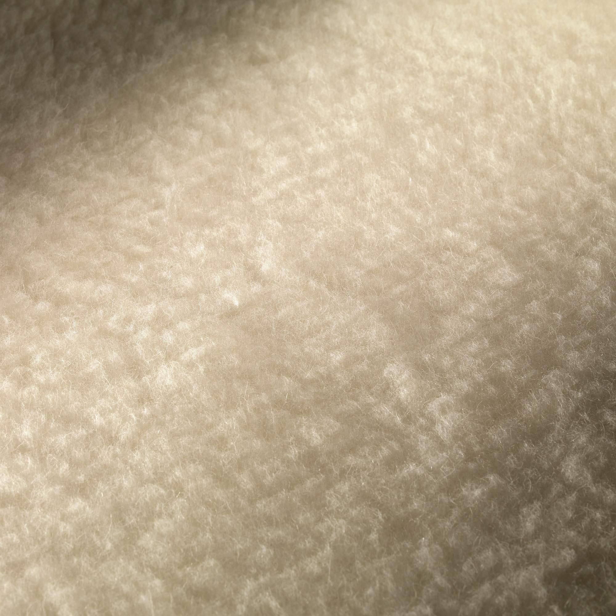 Imetec Chauffe-Lit Adapto Maxi, Double 195 X 165 cm, Chauffage Rapide, Température Constante et Personnalisée, 100 % Laine et Mérinos, Double Commande, 6 Températures