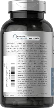 Horbaach L-Lysine Supplement 2000mg | 240 Caplets | Free Form L-Lysine Hydrochloride | Vegetarian, Non-GMO, Gluten Free