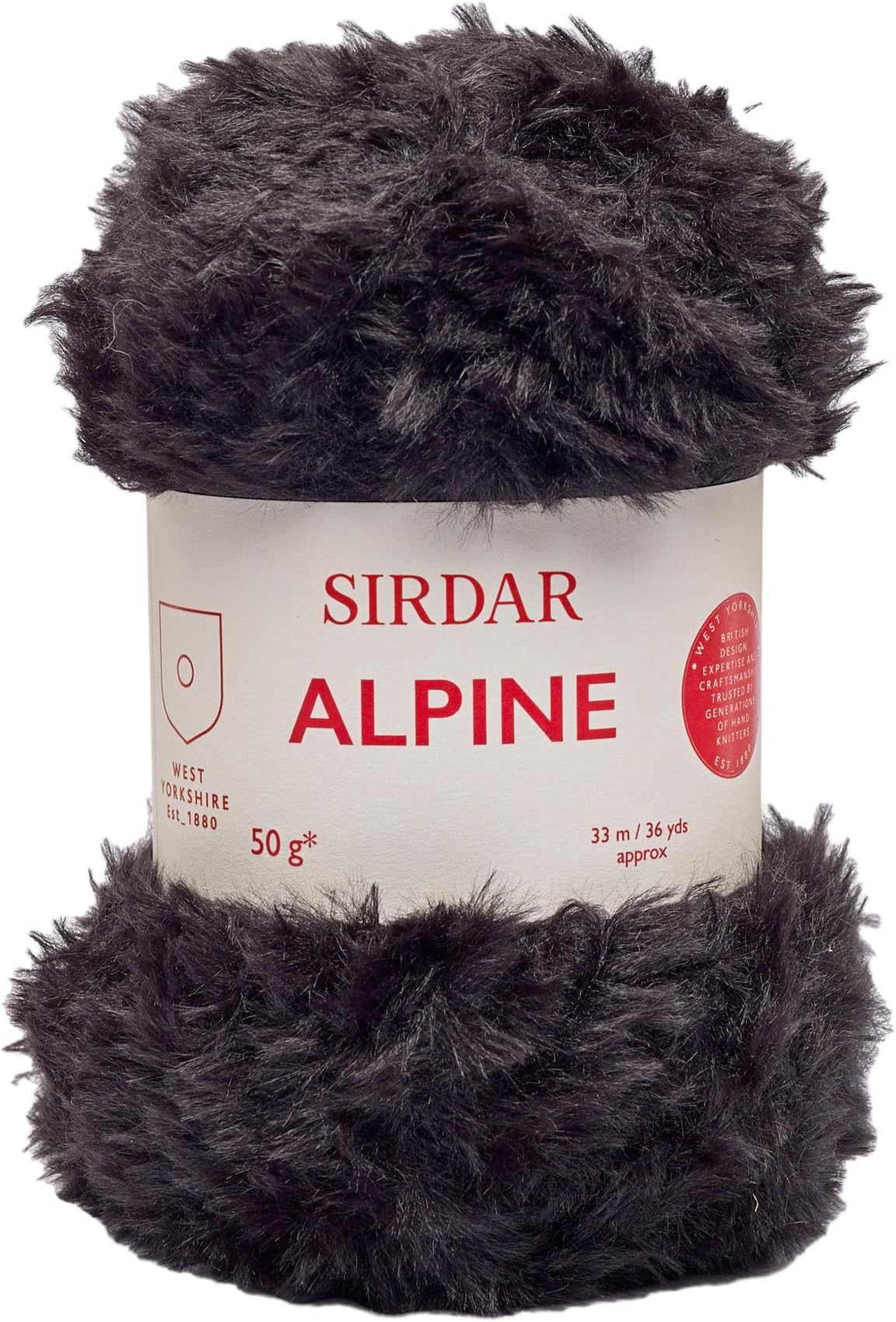 Alpine, Luxe Faux Fur Yarn, Panther (401), 50g