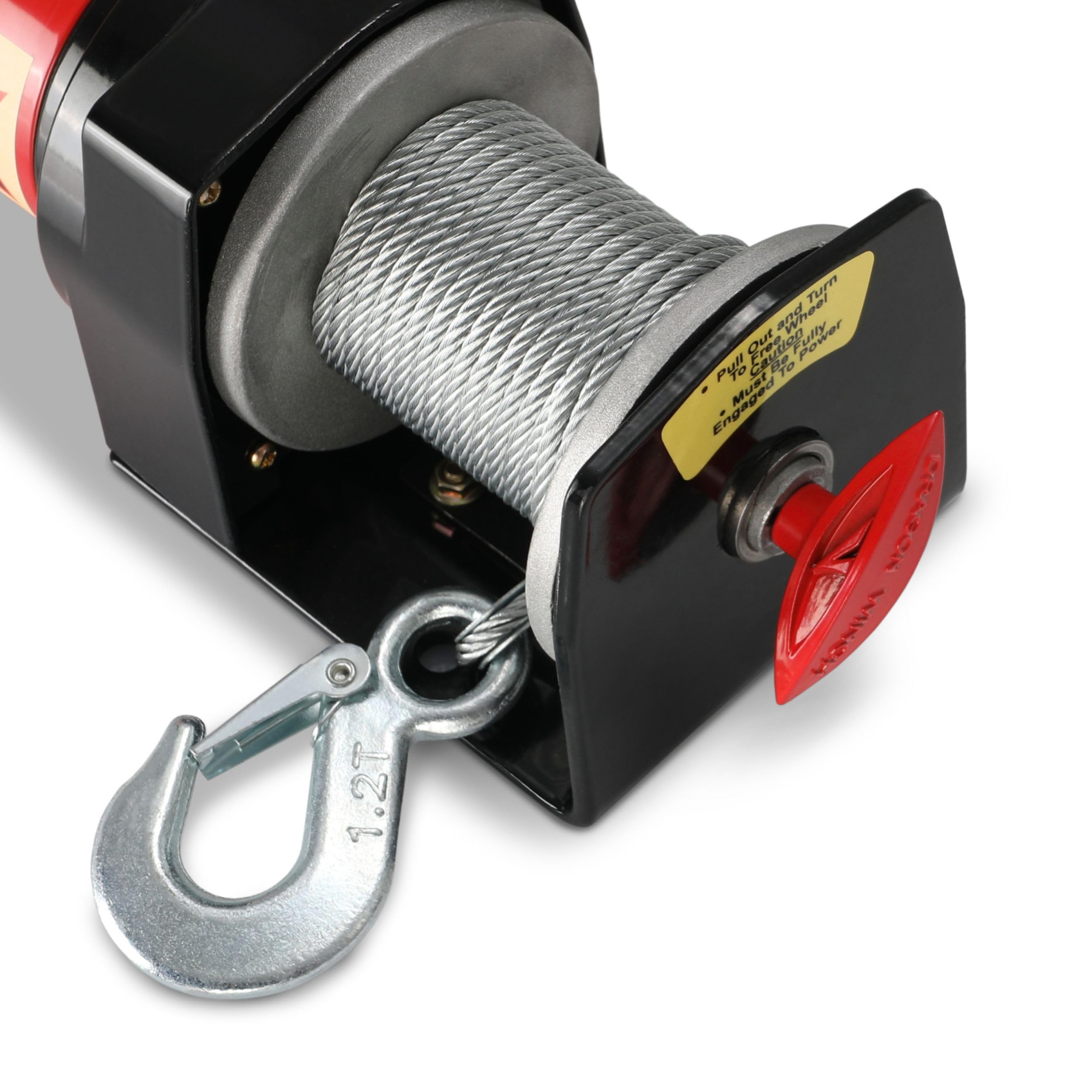 DRAGON WINCH - Elektrische Seilwinde 12V Maverick I 2000 lbs (907 kg) I Offroad Seilzug mit Stahlseil 10m I für Pflüge, Quads, ATV, UTV I 12V Seilwinde mit Zubehör I keine Fernsteuerung