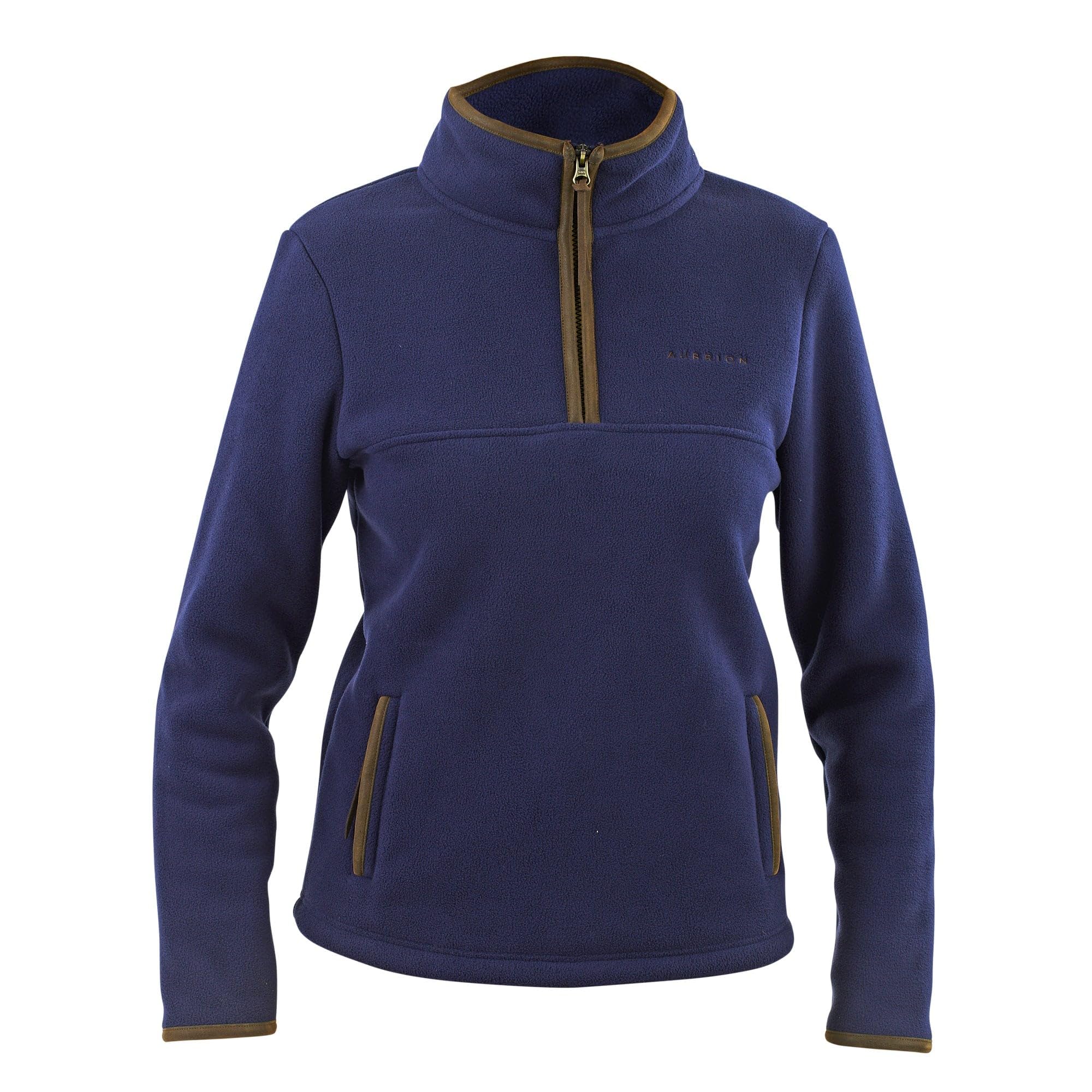 Aubrion Men's Navy Shires Core Wo Half Zip Fleece - Blue Medium