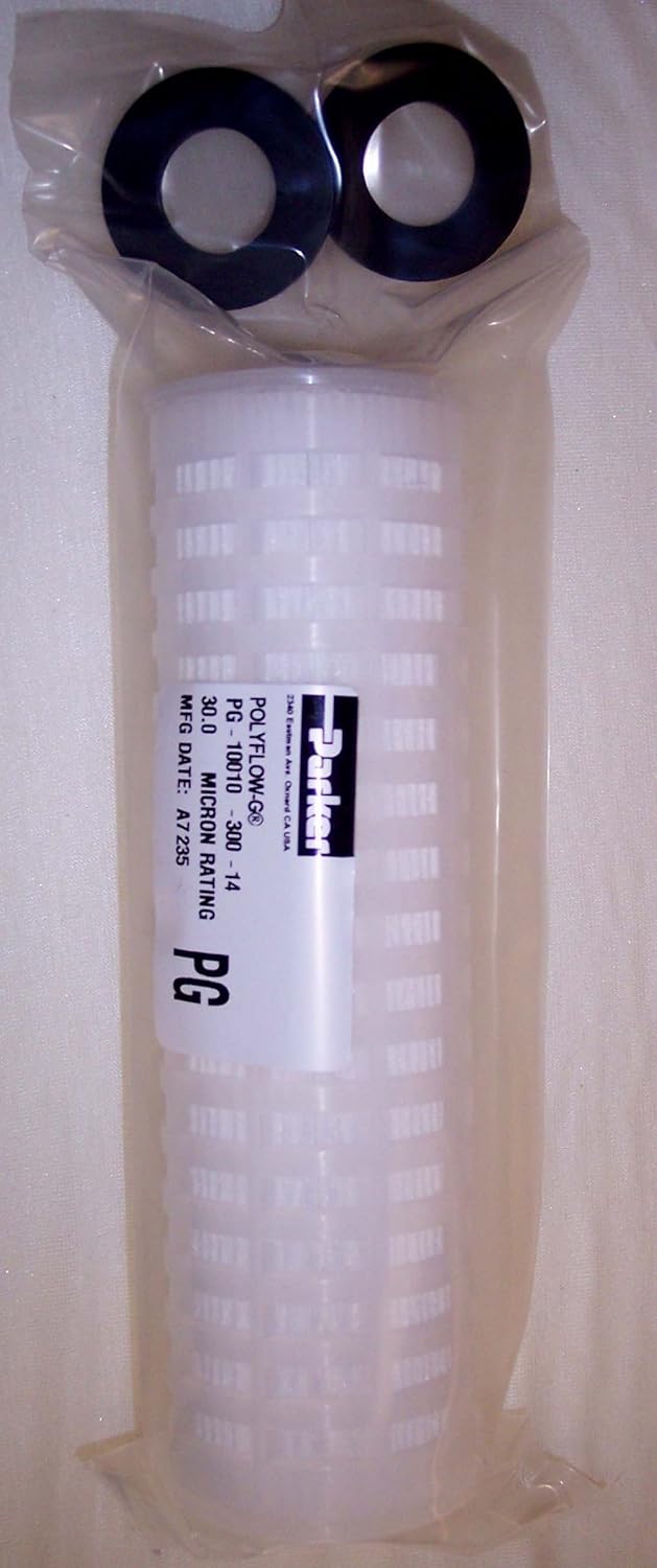 Parker 9 1/2 length 2 3/4 Diameter 1 inch hole PolyflowG Filter
