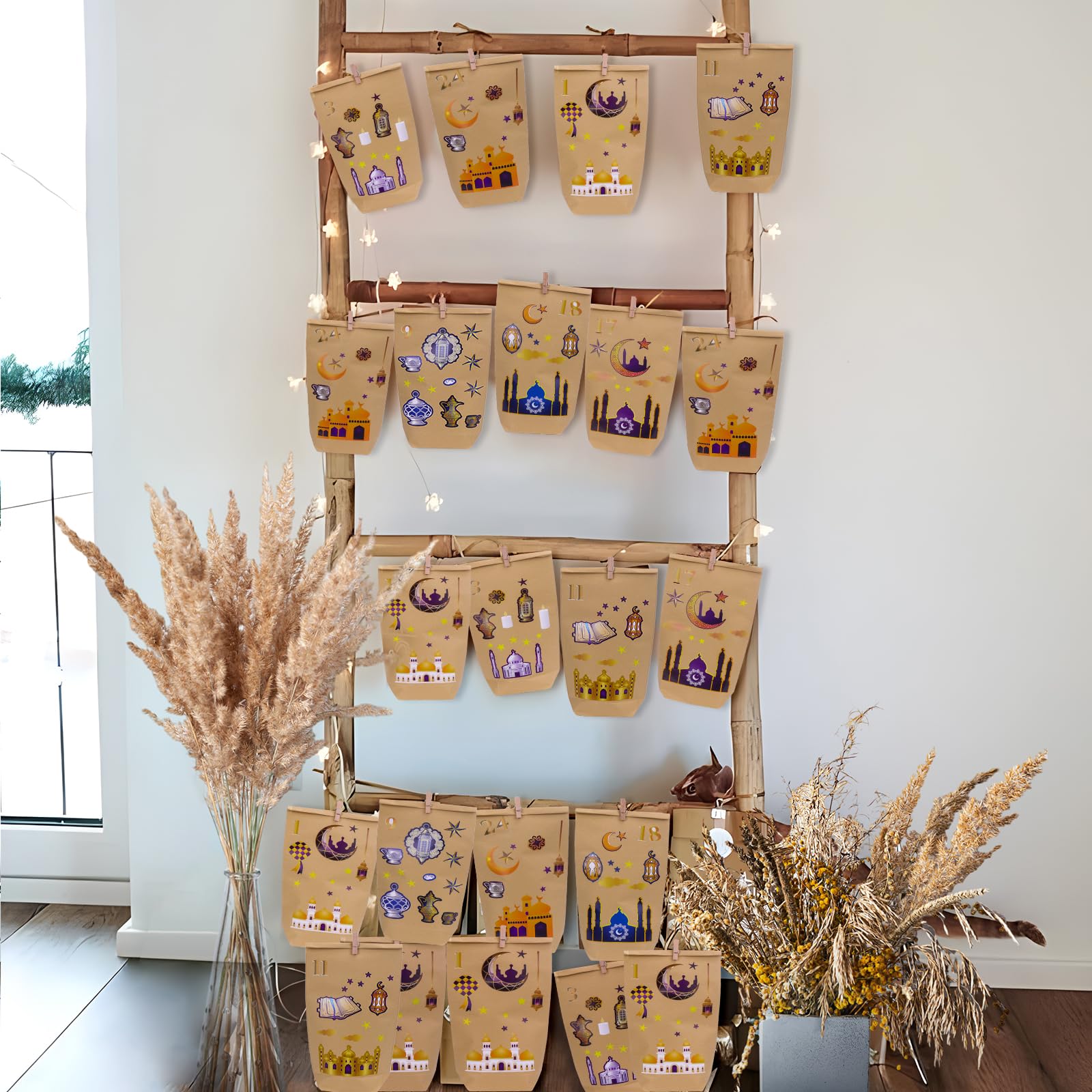 30 calendari ramadan da riempire, 30 sacchetti regalo fai da