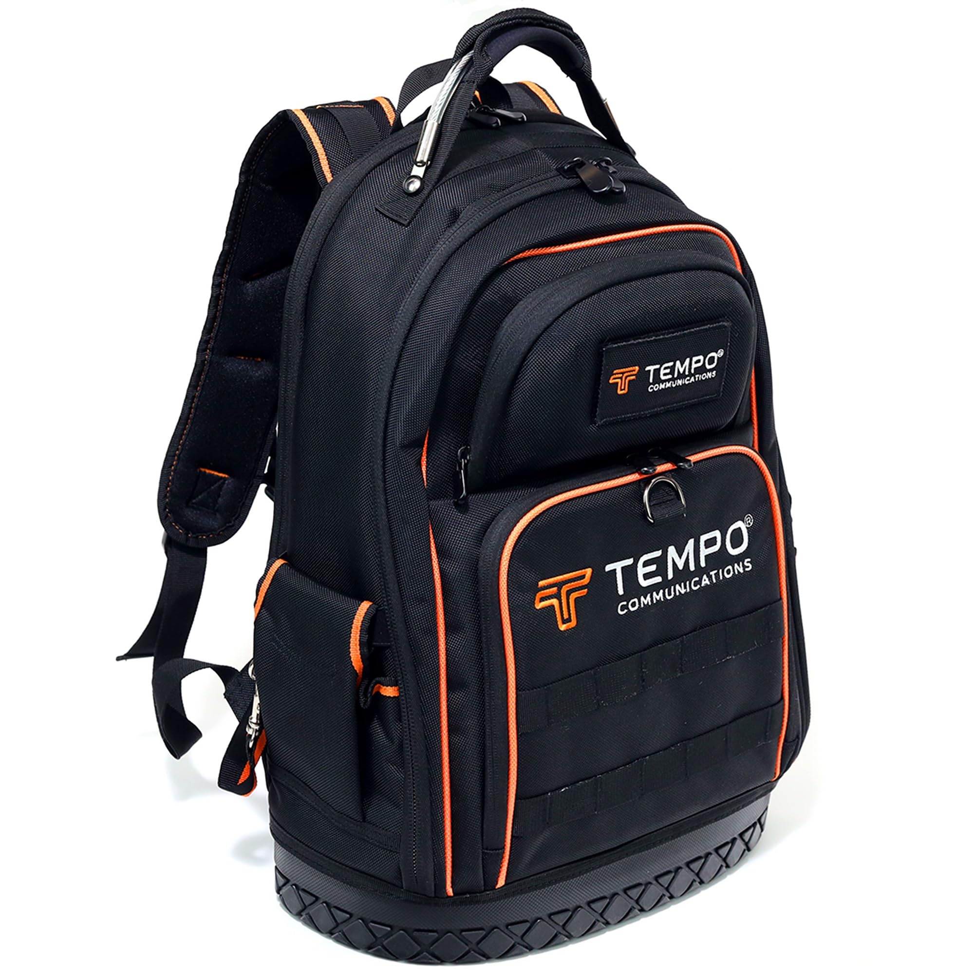 TEMPO PA9050 Tool Bag Backpack, 40-pocket Heavy-Duty Electrician