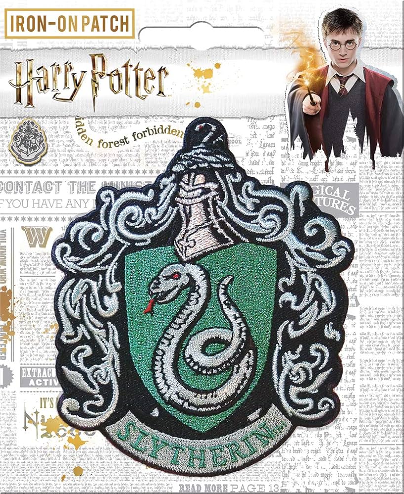 ハリーポッター　スリザリンのエンブレム(ワッペン)　その２ Amazon | Ata-Boy ハリーポッターワッペン スリザリンクレスト