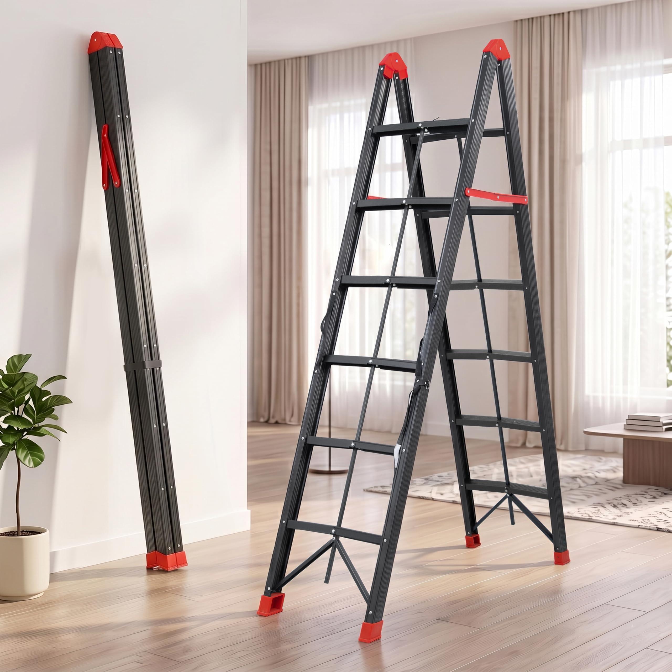 Plantex Ultrafold Ladder - Space-Saving Step Ladder -11 Plantex Ultrafold Ladder - Space-Saving Step Ladder -11