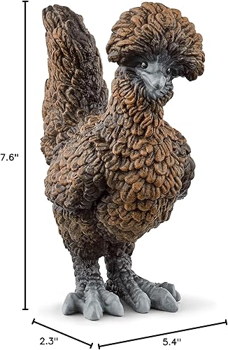 Miniatura 7 de Schleich Farm World - Juego de pollos realistas, juego de 3 piezas de granja y granero con figuras de pollo realistas para jugar e imaginar, para