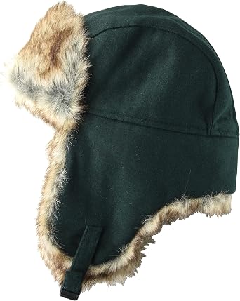 Amazon Essentials Men's Trapper Hat with Faux Fur