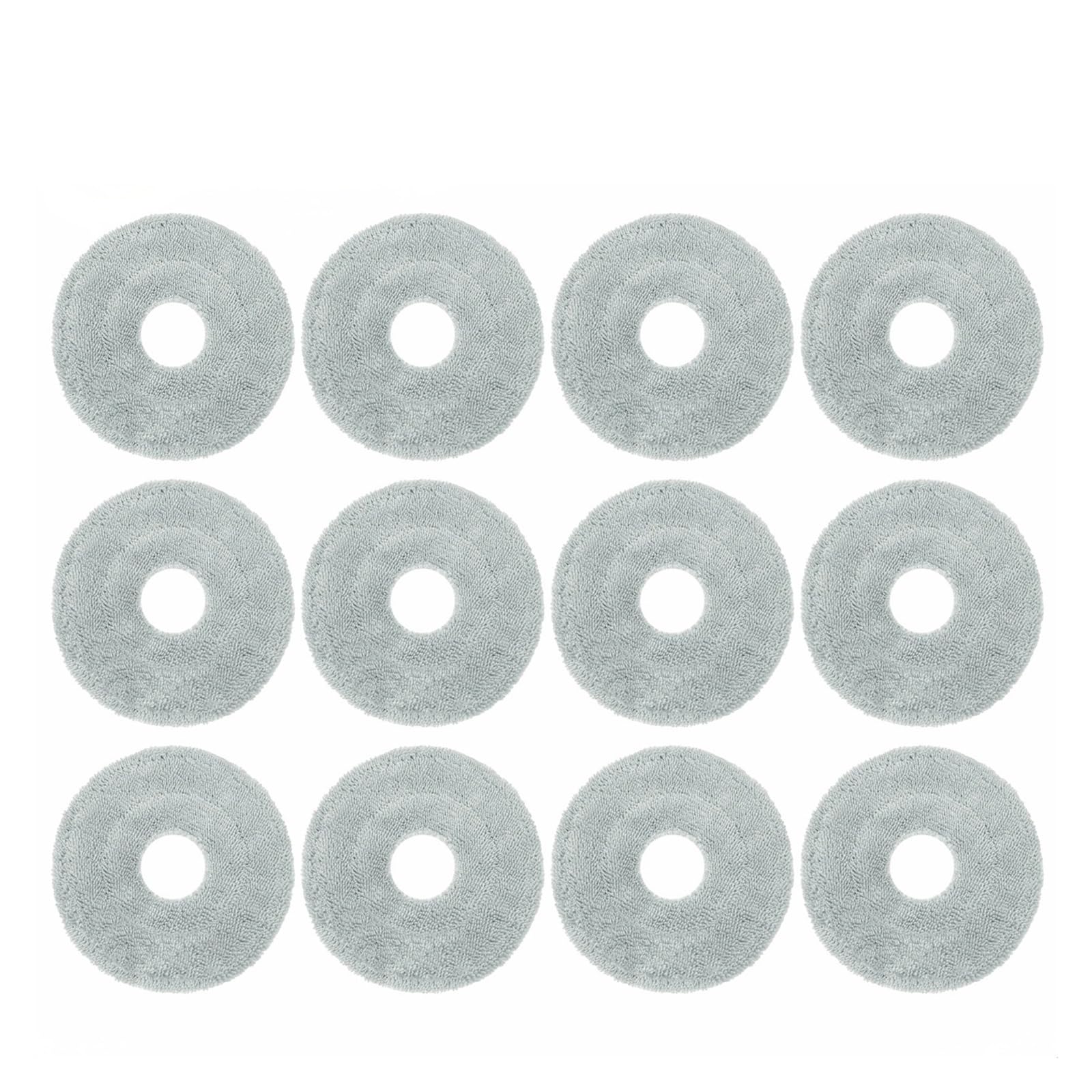HIZON Robot Vacuum Cleaner Spare Parts Mop Cloth Pad，Compatible For Ecovacs，X5 / X5MAX / X5PRO(Mop-12PCS)