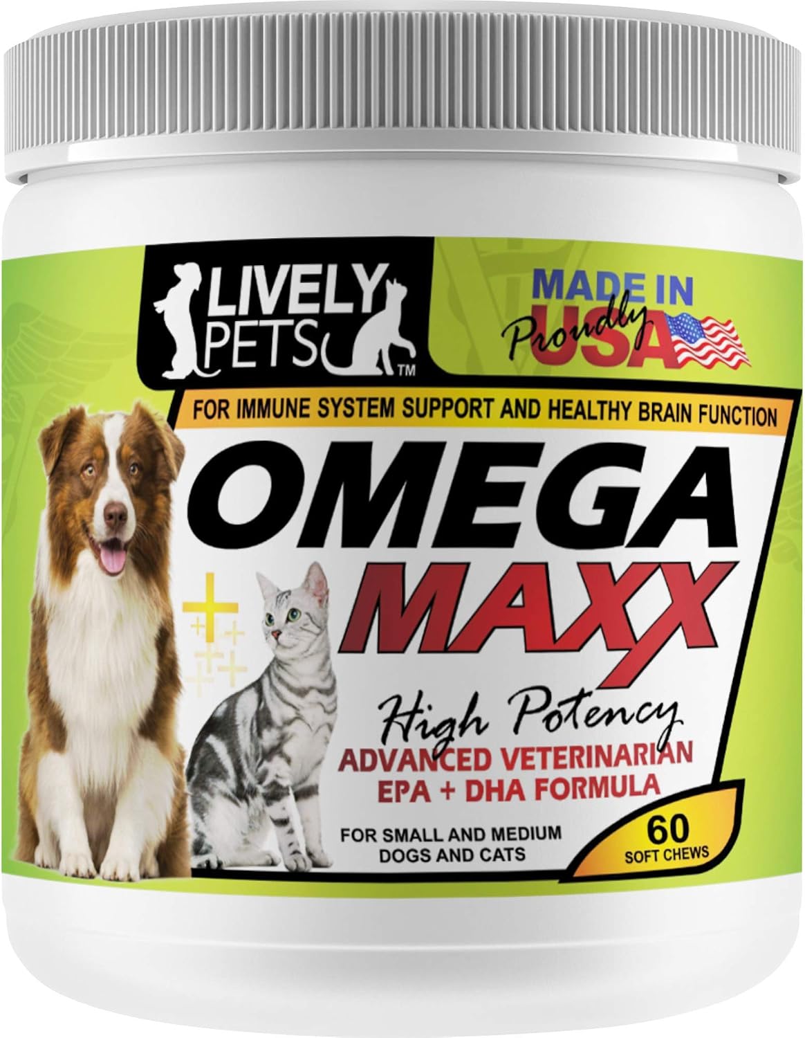 Allergy Immune Soft Chews with Omega 3 Fish Oil Itchy Skin Relief for Dogs