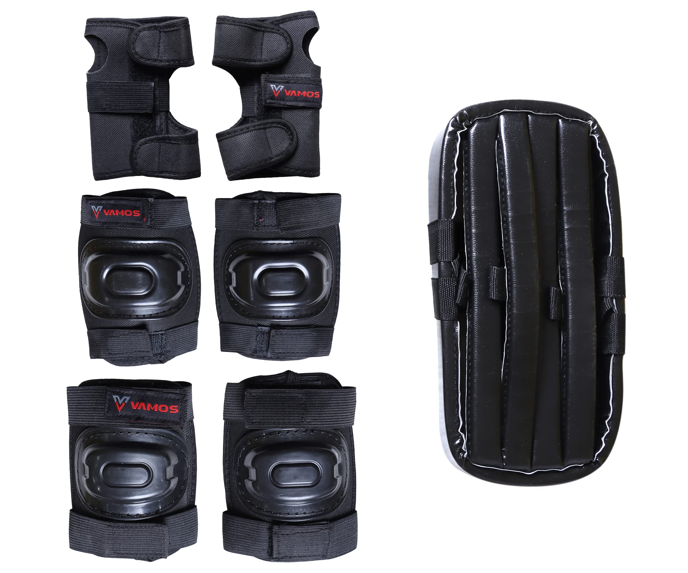 VAMOS Protective Set Guard Protection kit for Skating, Cycling & Skateboarding for Kids Age 6-15 Years with Knee, Elbow and Wrist Guards. (Red) (B09TY5RSJC) Amazon Price History, Amazon Price Tracker