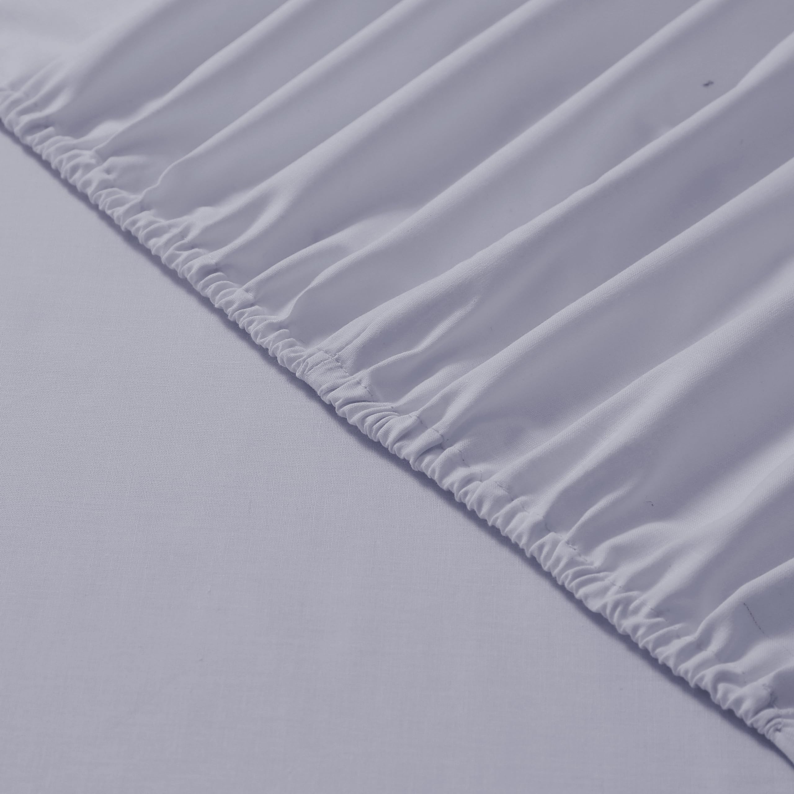 VISION Lenzuolo con angoli matrimoniale, 2 persone, 180 x 200cm con altezza da 30cm, Grigio, 100% Cotone