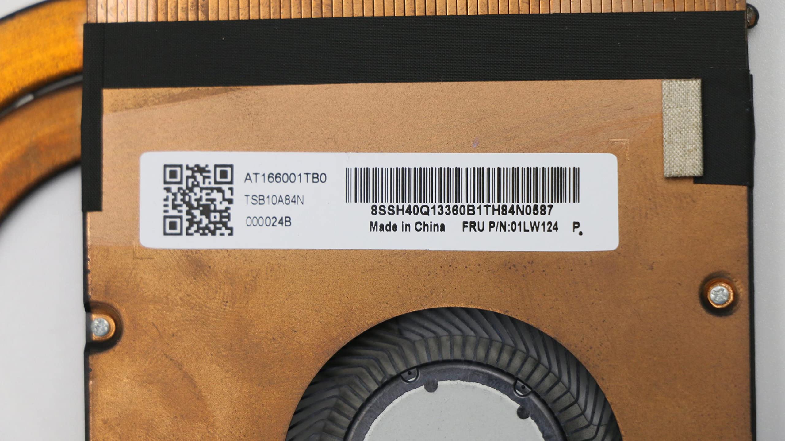 SWG DIS CPU Ventilador de refrigeración disipador Calor para Lenovo ThinkPad E480 E580 R480 Laptop 01LW124 01LW123 01LW122