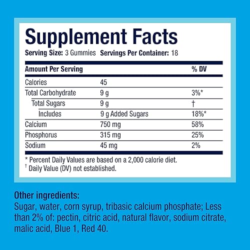 Miniatura 7 de Rolaids Gomitas de potencia, alivio rápido de la acidez estomacal ocasional y la ingestión ácida, suplemento dietético, bayas suaves, 54 gomitas