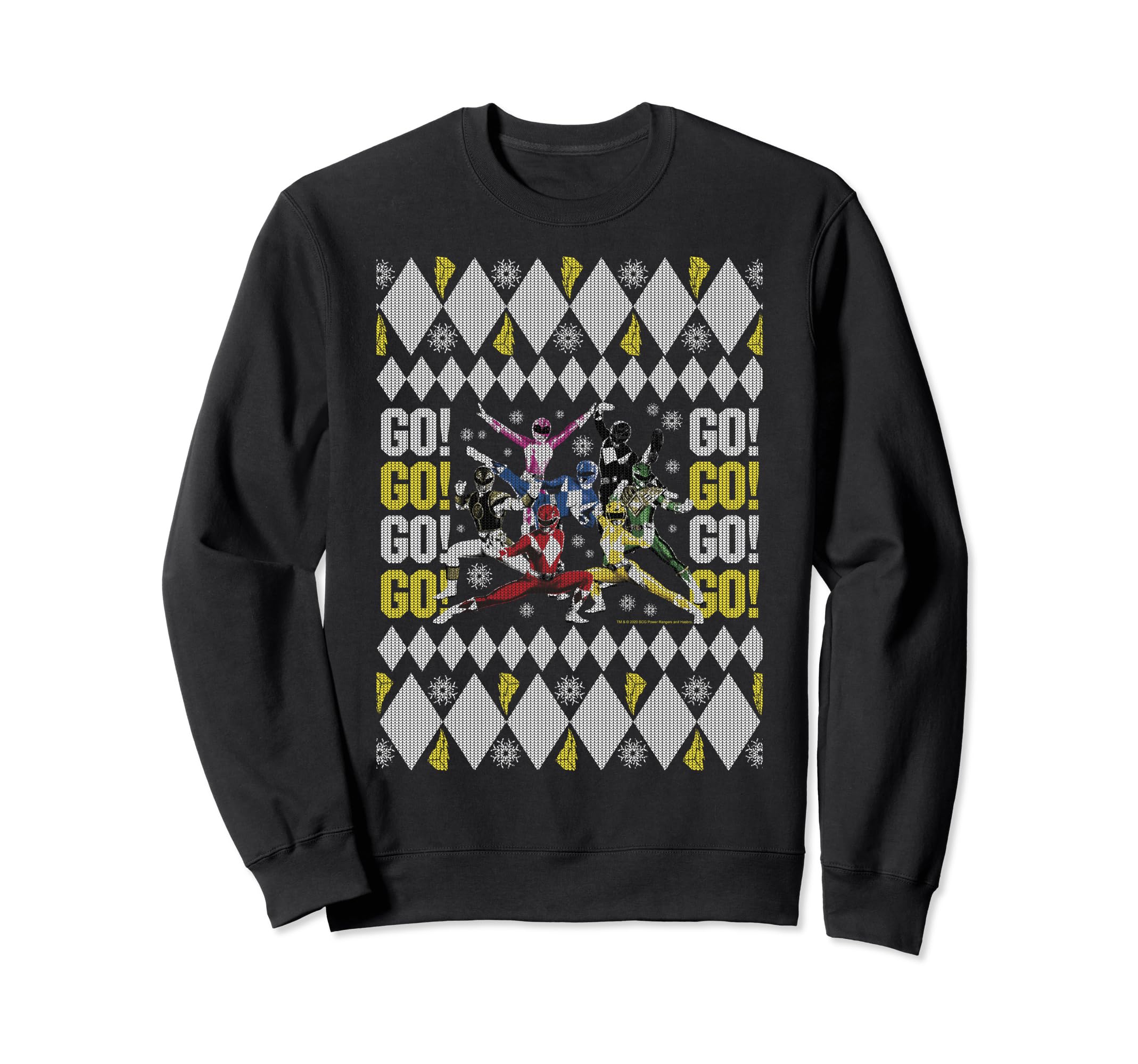 Sweat-shirt Vintage Power Rangers Wild Force 2001 - Paillettes, Graphique Rouge, Taille à Voir, Y2K