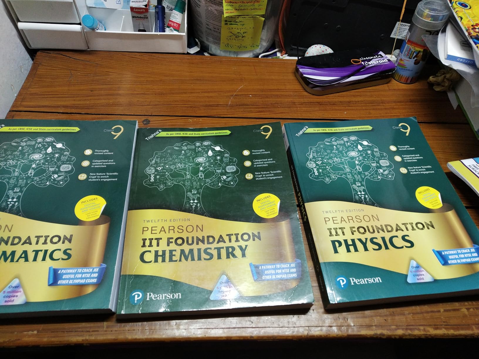 Buy Pearson IIT Foundation- Physics+ Chemistry + Maths Class 9 for JEE ...