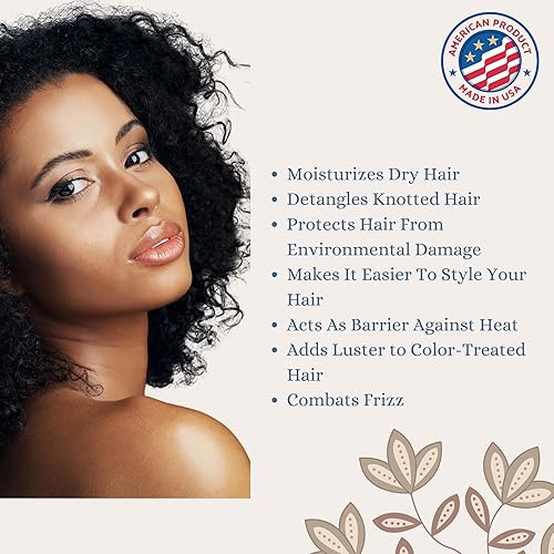 Miniatura 4 de t.botanicals Chebe Leave In Acondicionador para el crecimiento del cabello con provitamina B5, manteca de Chebe Fortalecedora de Chebe, Aceite de