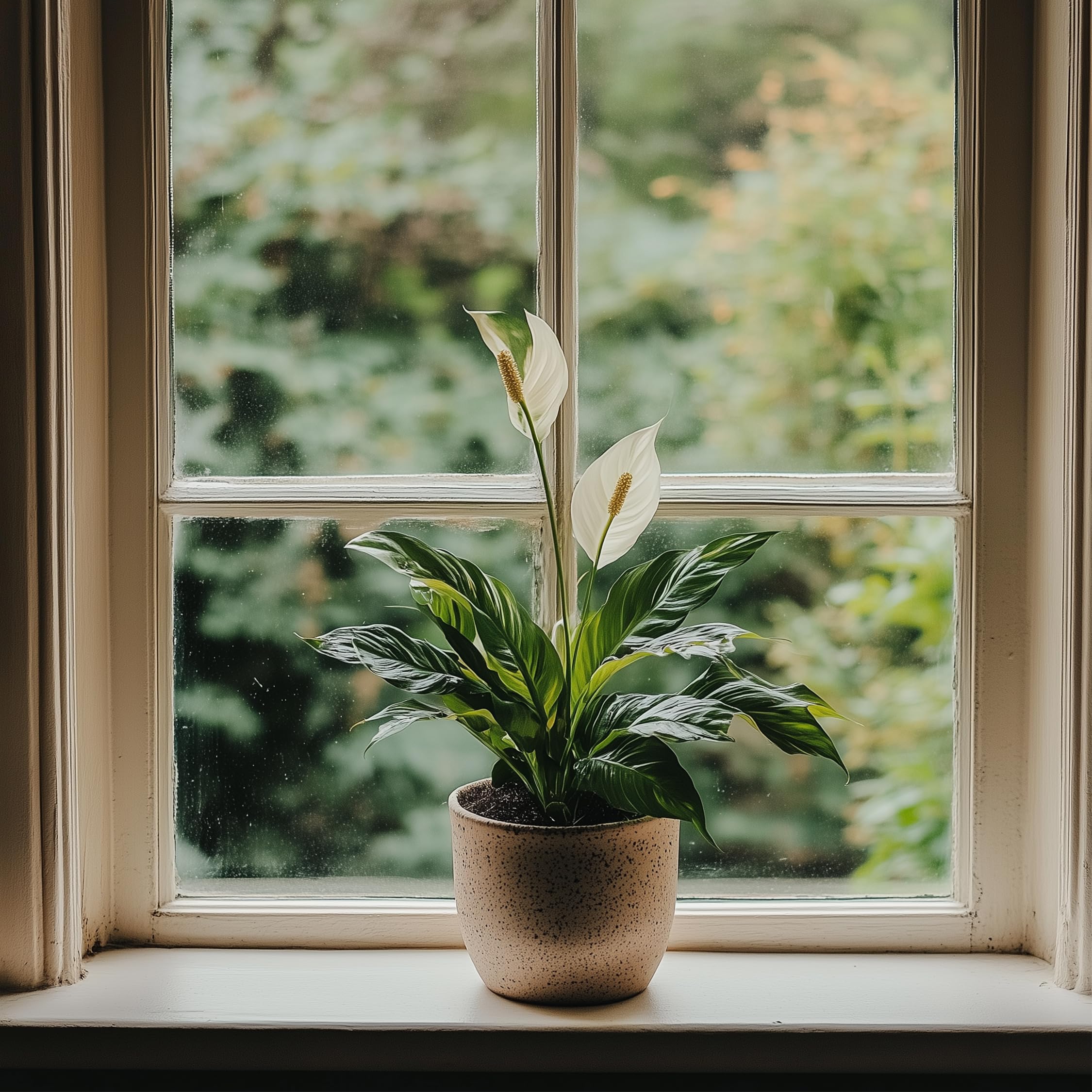 Plant in a Box - Spathiphyllum - Set de 2 - Planta de interior - Maceta 17cm - Altura 60-75cm