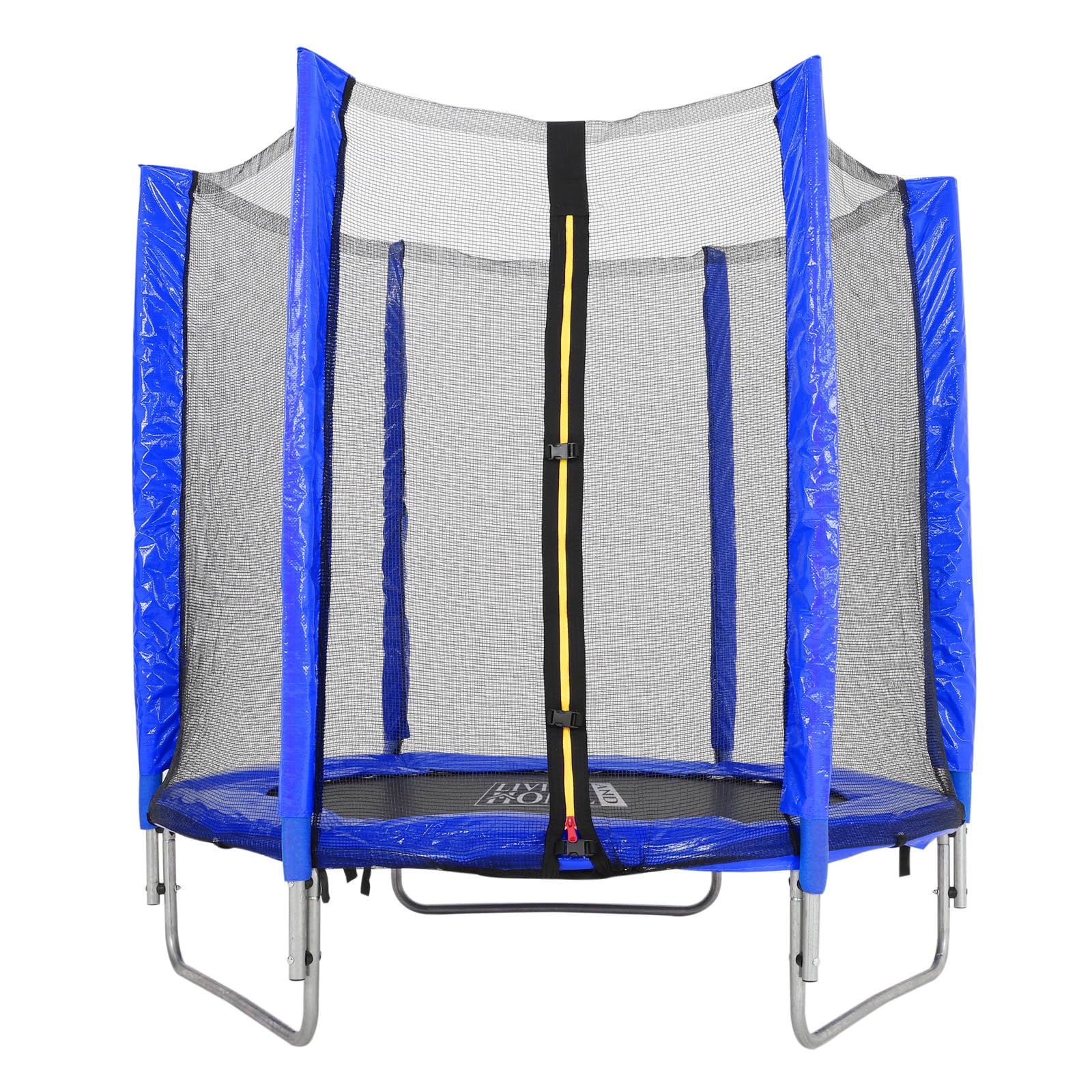 The Fellie Trampolines for Kids 5FT Trampolines with Safety Enclosure Net Toddlers Trampoline Indoor Outdoor Jumping Mat for Kids