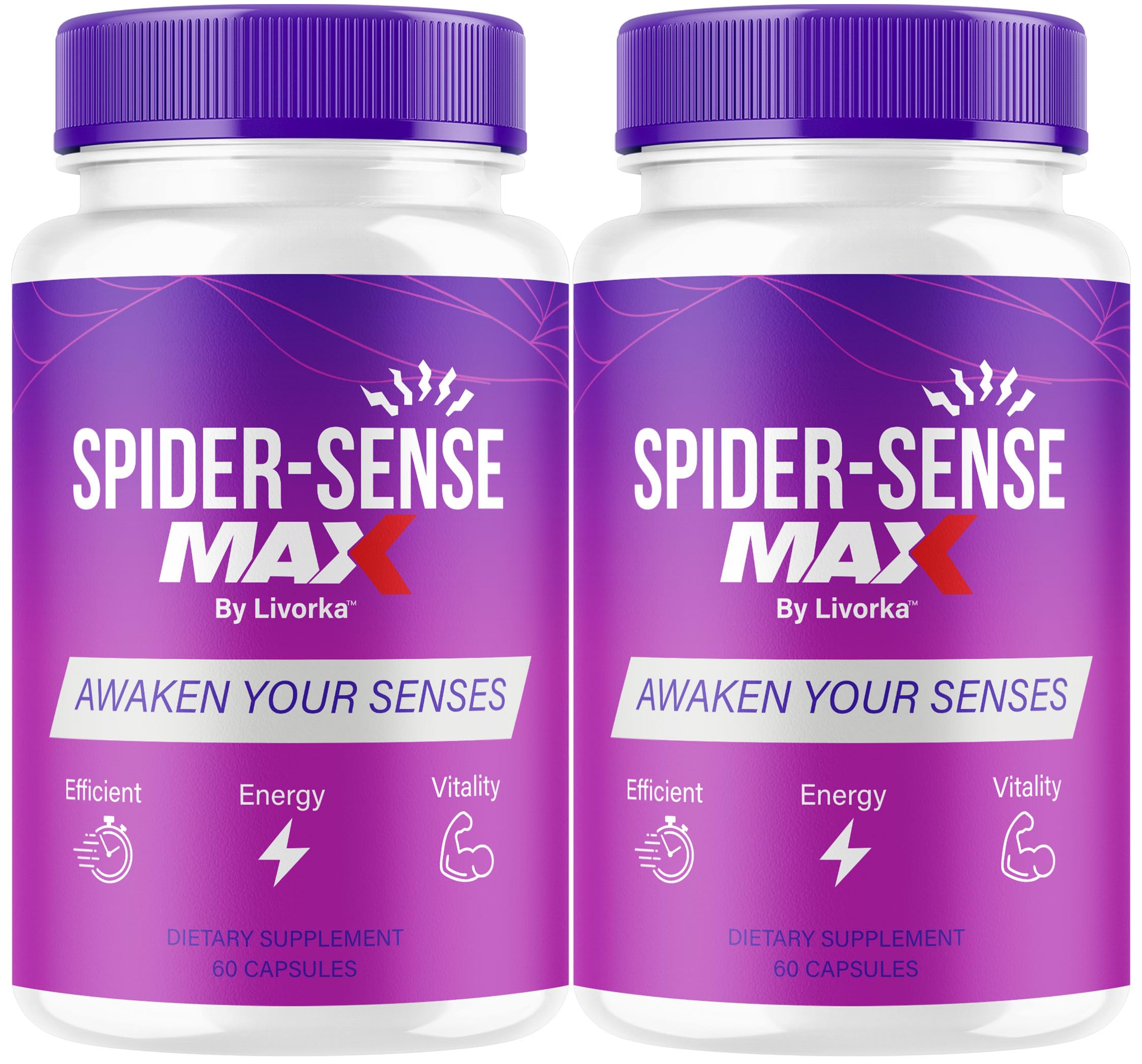 (2 Pack) Spider Sense Max Pills for Men - SpiderSense Max Capsules for Men Advanced Formula 2025, 2 Bottles for 2 Months