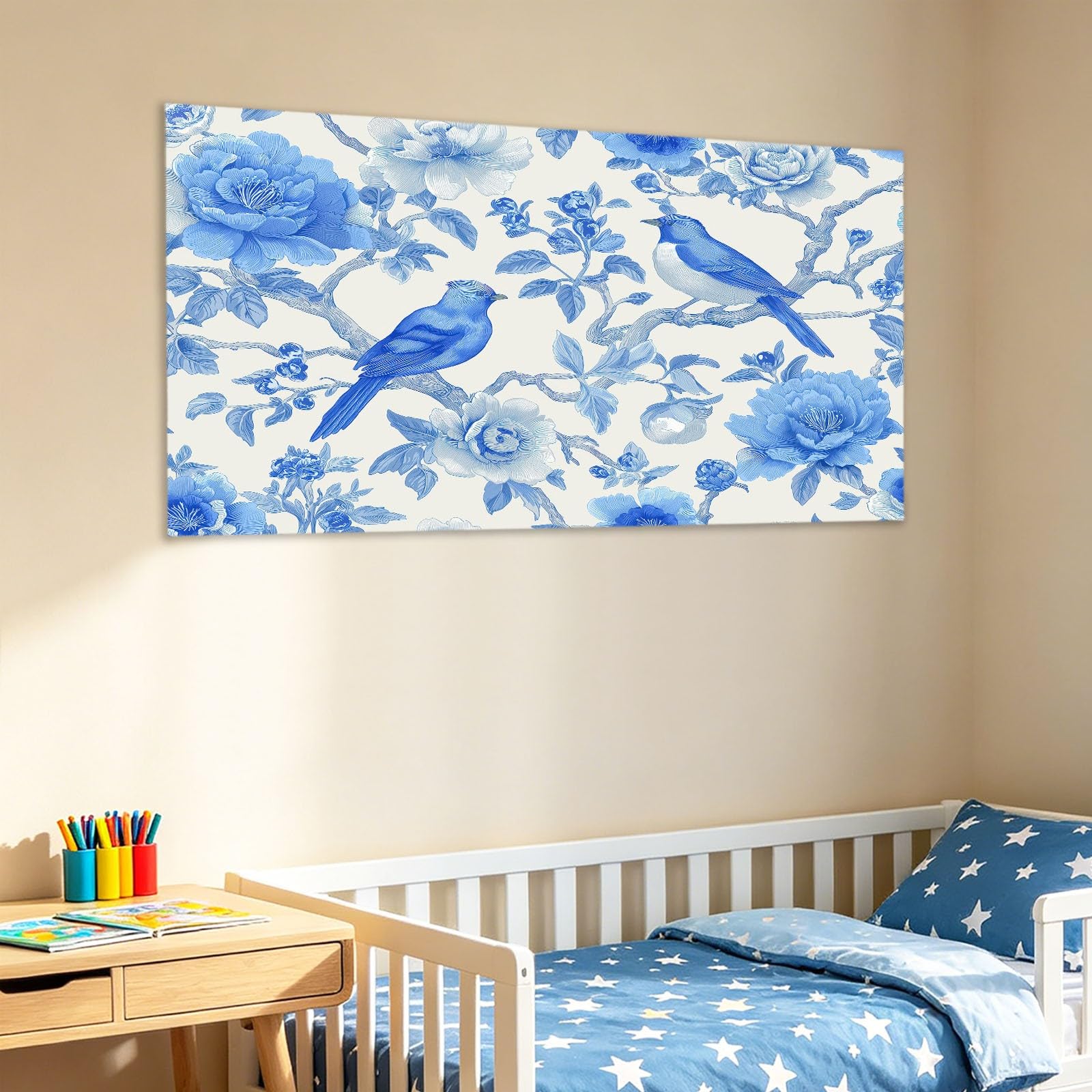Zapierający dech w piersiach obraz na płótnie z włókniny, styl chiński, minimalistyczny, kwiatowy, 140 x 70 W, motyw zwierząt, kwiatów i ptaków, dekoracja ścienna do salonu, sypialni, druk artystyczny