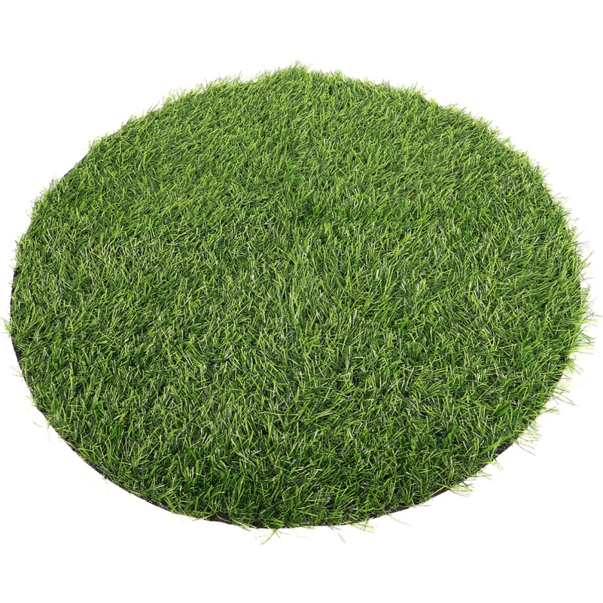 Nappe ronde en plastique gazon synthétique pour table de buffet extérieur