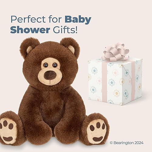 Vista 5 de Bearington Lil' Barnaby - Oso de peluche, color marrón chocolate, 11.5 pulgadas Lil' Barnaby de 11.5