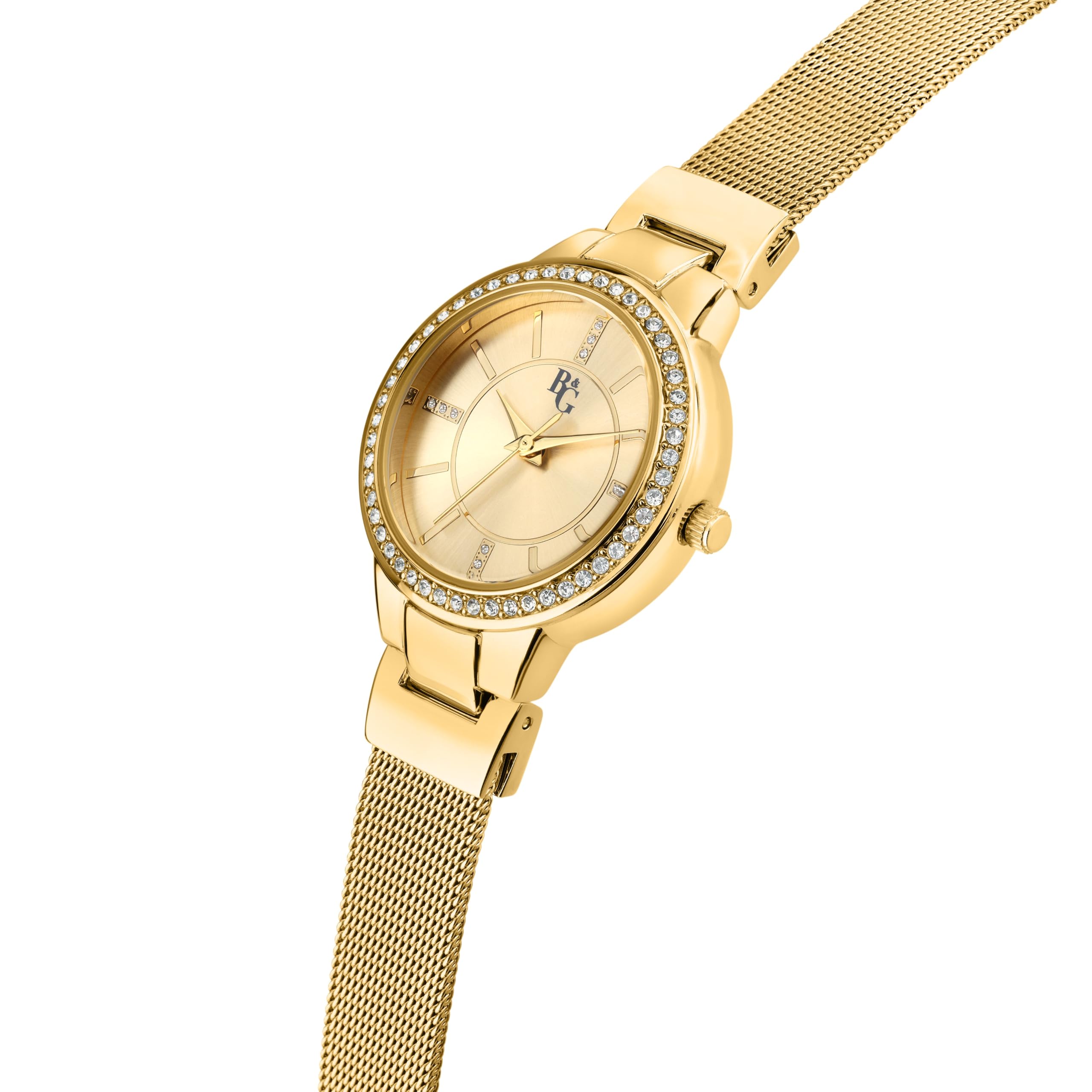 B&G Desiderio Montre Femme Seule Heure | Acier, Boîtier 29.00mm, Poli, R3853247520