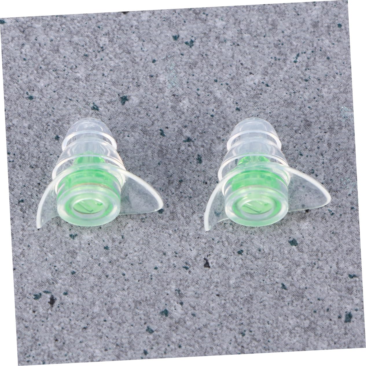 minkissy Lot De 3 Bouchons D'oreille Silencieux En Matériau Vert Lent Pour Le Bruit Et Le Ronflement Avec Une Bouteille Noire