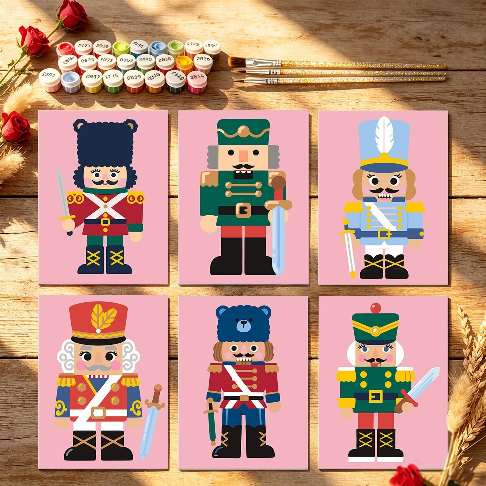 por números infantil 6 Piezas Manualidades De Colorear DIY Juguetes