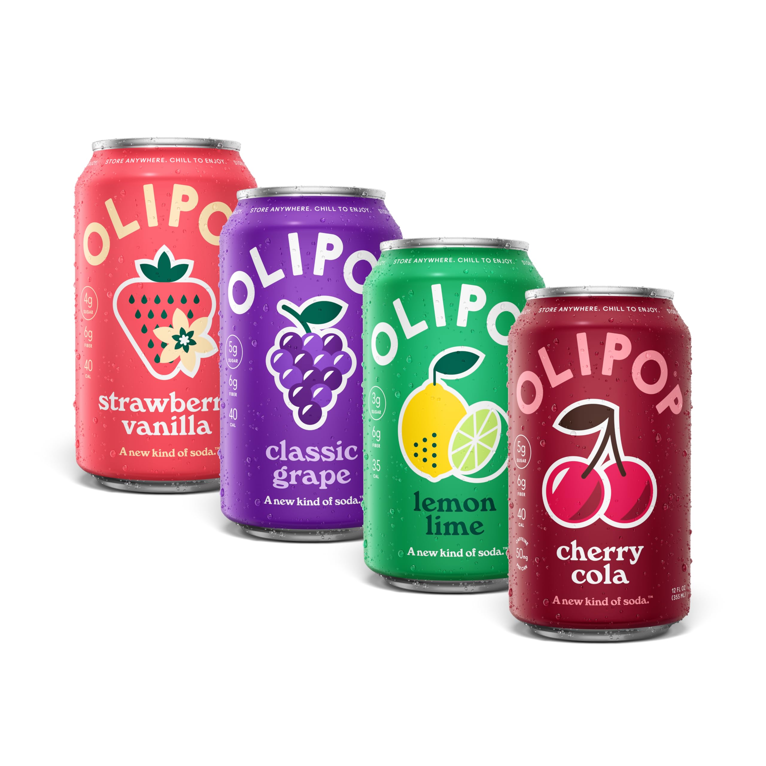 Amazon.com : OLIPOP Prebiotic Soda Pop, Fruity Fun Variety, Pantry