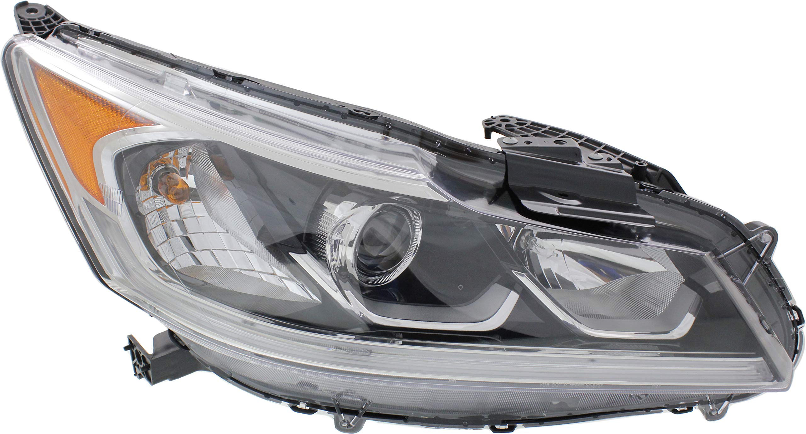 Evan Fischer Passenger Side Headlight for Honda Accord 2016-2017 Halogen With bulb(s) Fits EX, EX-L, SE, Sport, Special Ed; Sedan w/LED DRL Replaces #