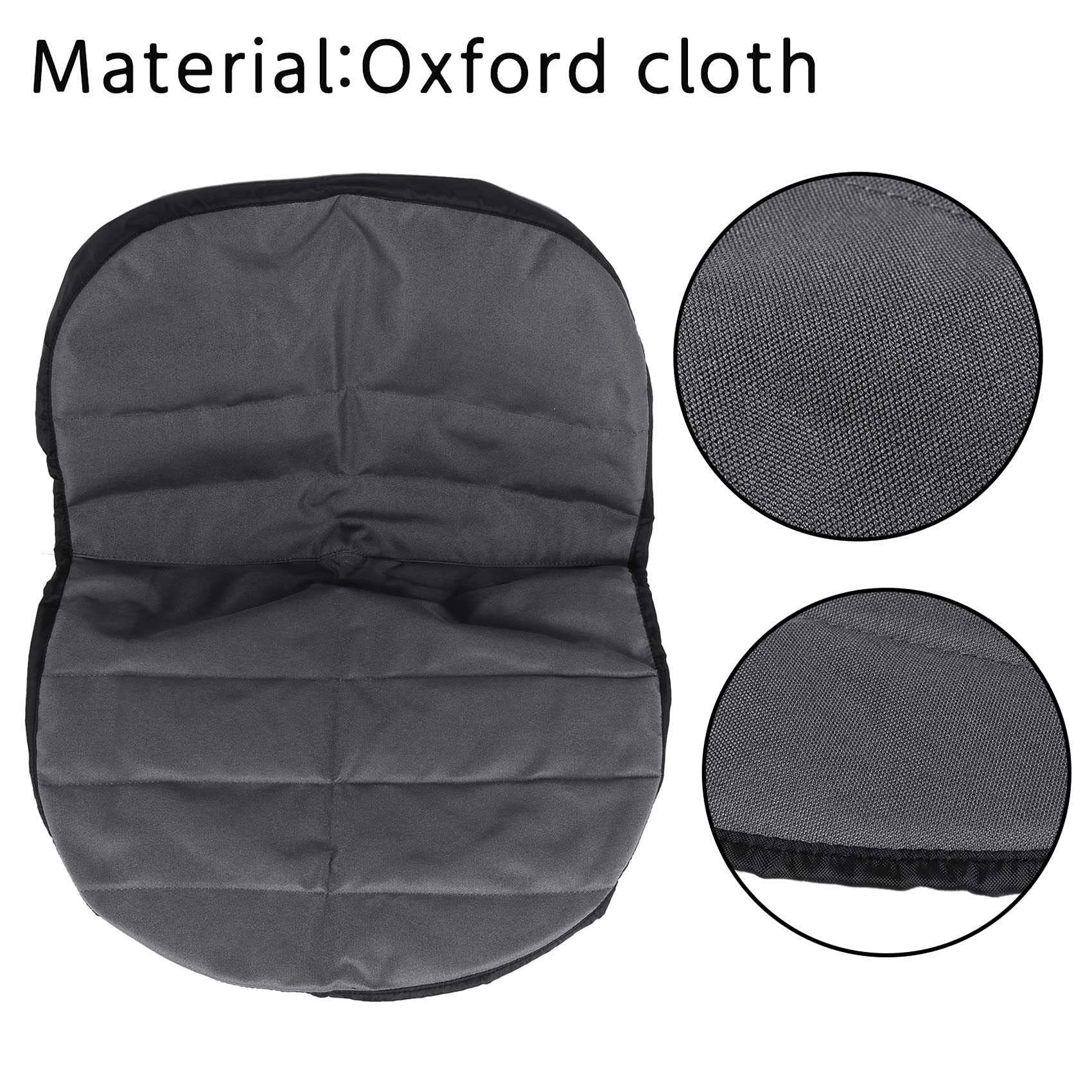 Siège de tracteur universel à monter Coussin de confort rembourré Sac de rangement moyen