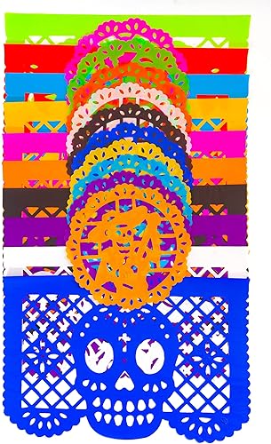 Dia de Muertos / Día de los Muertos, 30 manteles individuales redondos y 10 pequeños manteles individuales, decoración de Altar de Ofrendas, papel