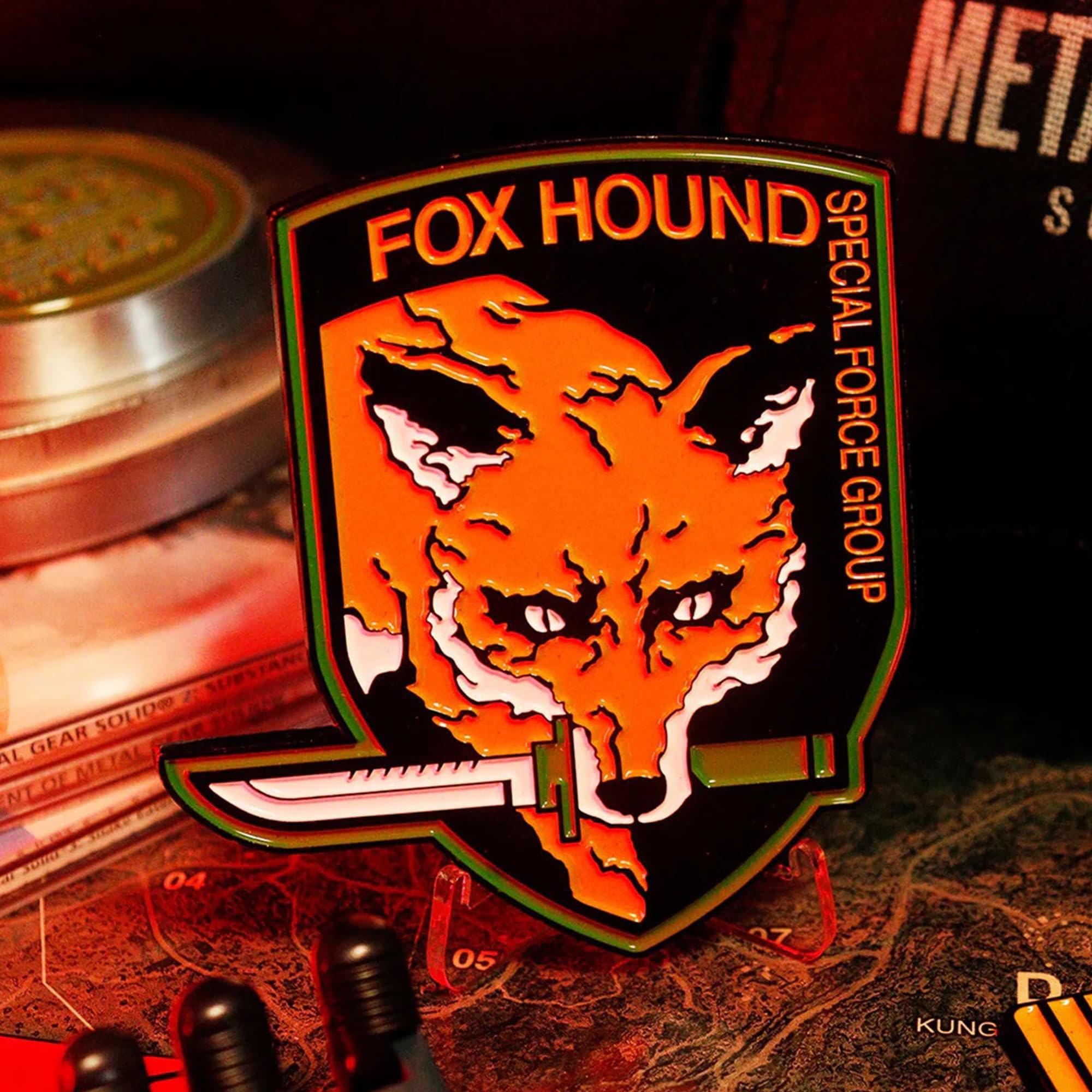 l Gear Solid Foxhound Insignia 限定版 Amazon.co.jp: Fanattik Metal Gear ソリッド限定版インゴット