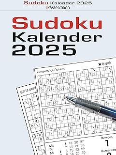 Sudokuk Calendar 2025 The Popular Tear-Off Calendar with 800 Number Puzzles