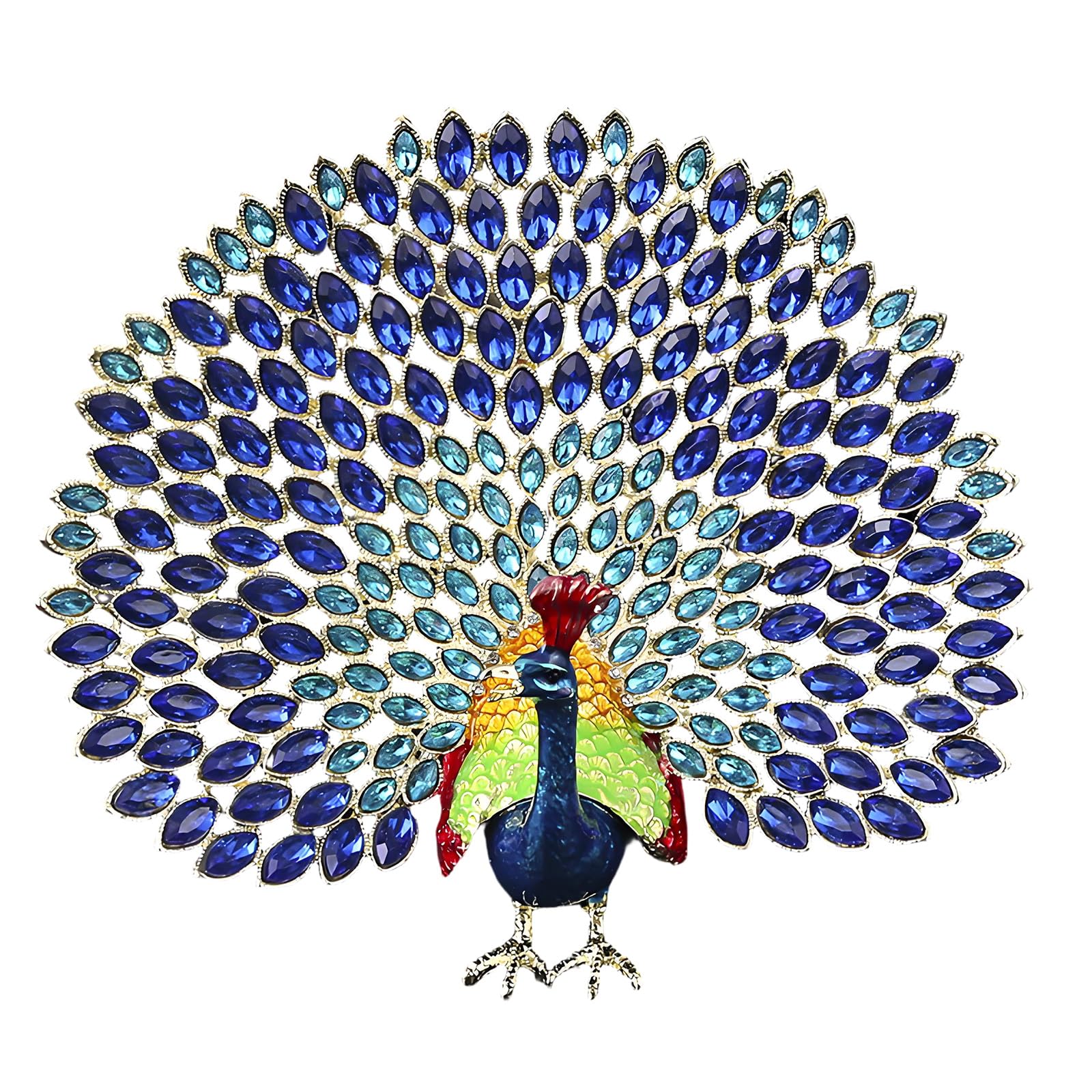 Retro Bird Vanity Organizer Zinc Alloy 6.50 X 5.83 in Trinket Box Form for Tabletop Display and Jewelry Storage Retro Trinket Holder Bird Figurine Ornament Organizer Earring Keeper Pendant Case Accent
