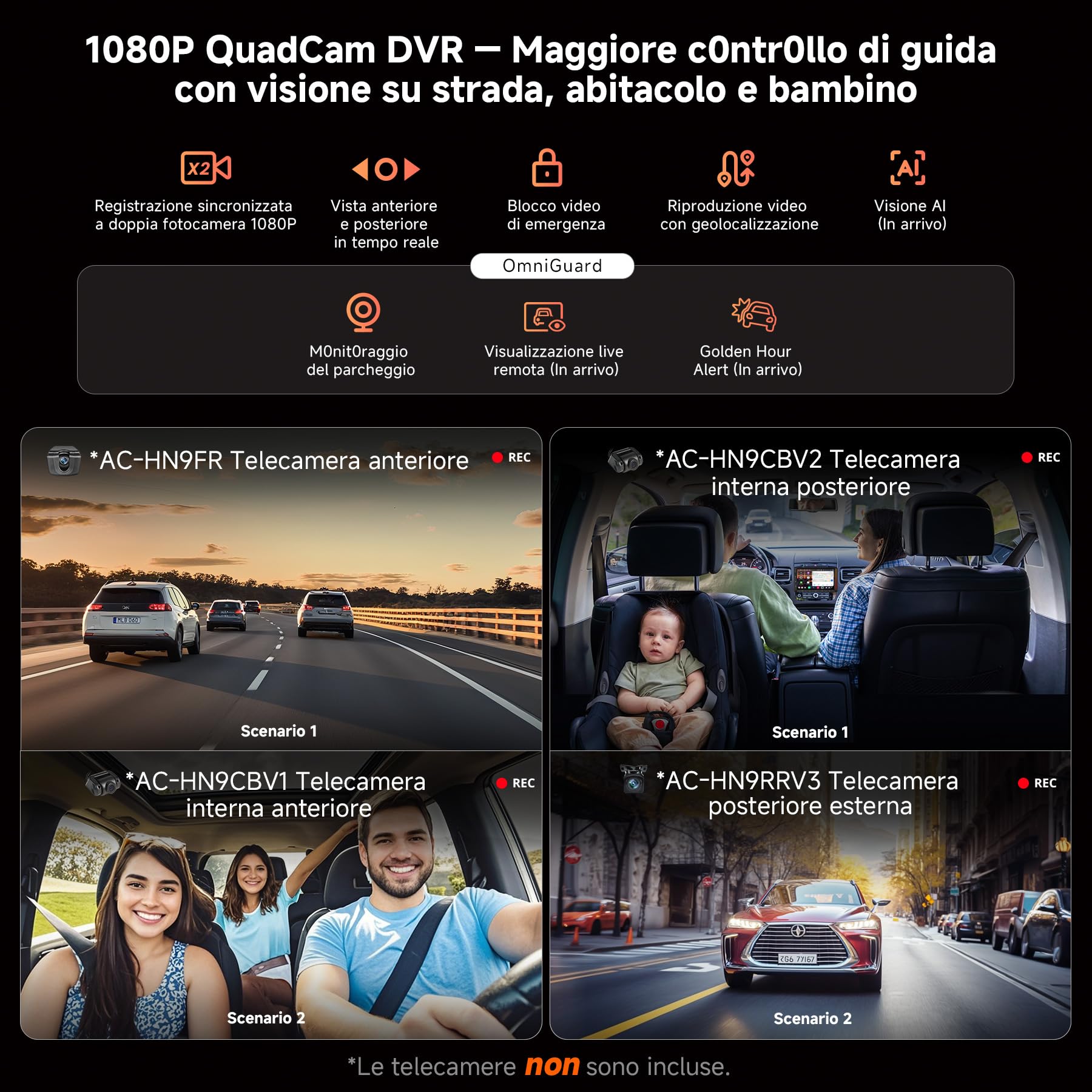 V10 Autoradio 2 Din Android 7" QLED, Karaoke in Auto, Registrazione Simultanea a 4 Telecamere, 4G SIM/Wi-Fi/USB Tethering, aptX HD Bluetooth, DSP Audio 7.1.2, IA Agentica