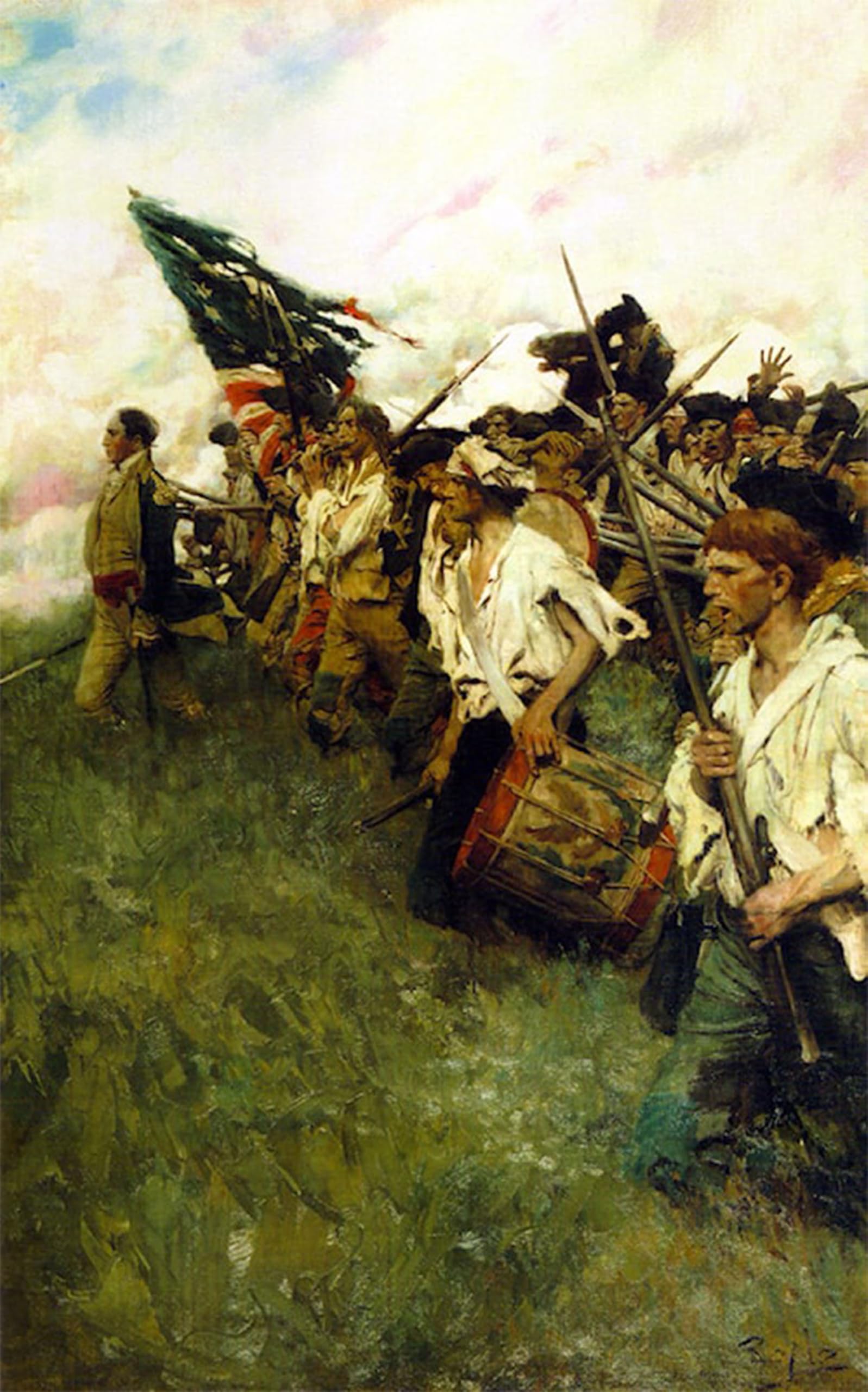 ARTXLXXBN Famous Art Print Poster Vintage Wall Art The Nation Makers Howard Pyle Canvas Art Poster for Home Decor 60x90cm